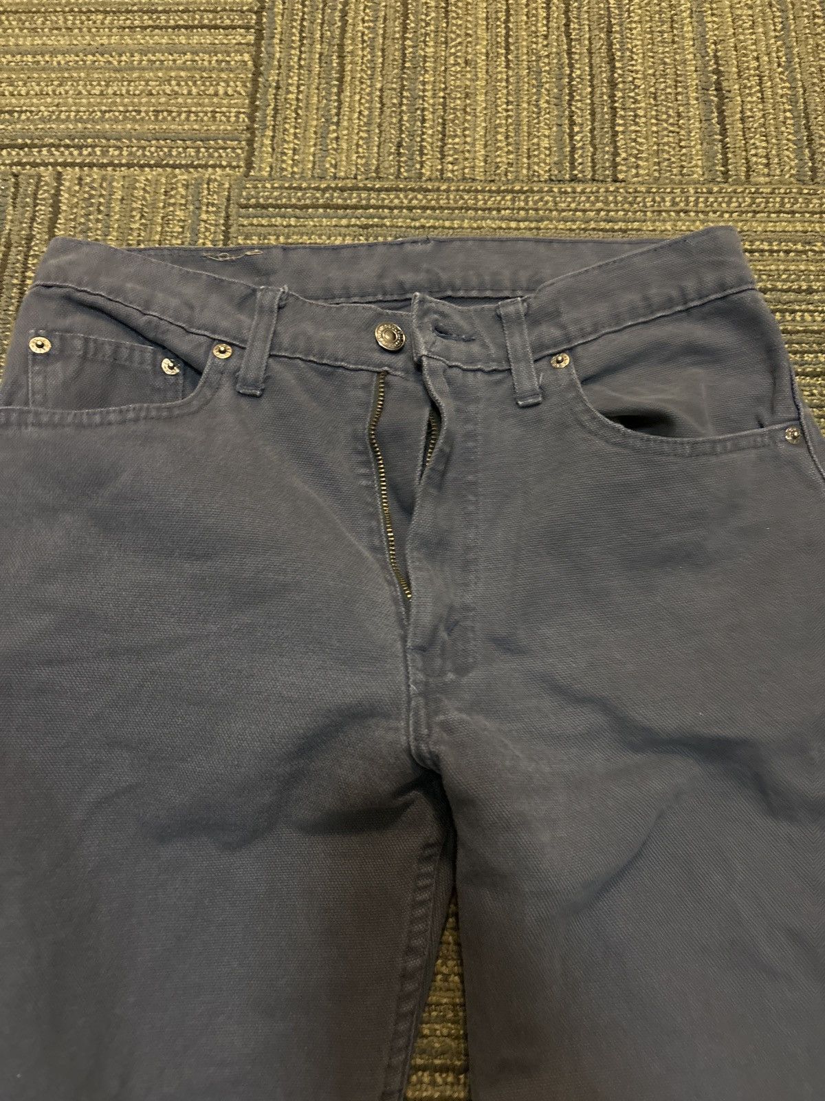 Levi's × Levi's Made & Crafted × Levi's Vintage Clothing Vintage Levi’s 607 Navy Denim Jeans Size US 27 - 3 Thumbnail
