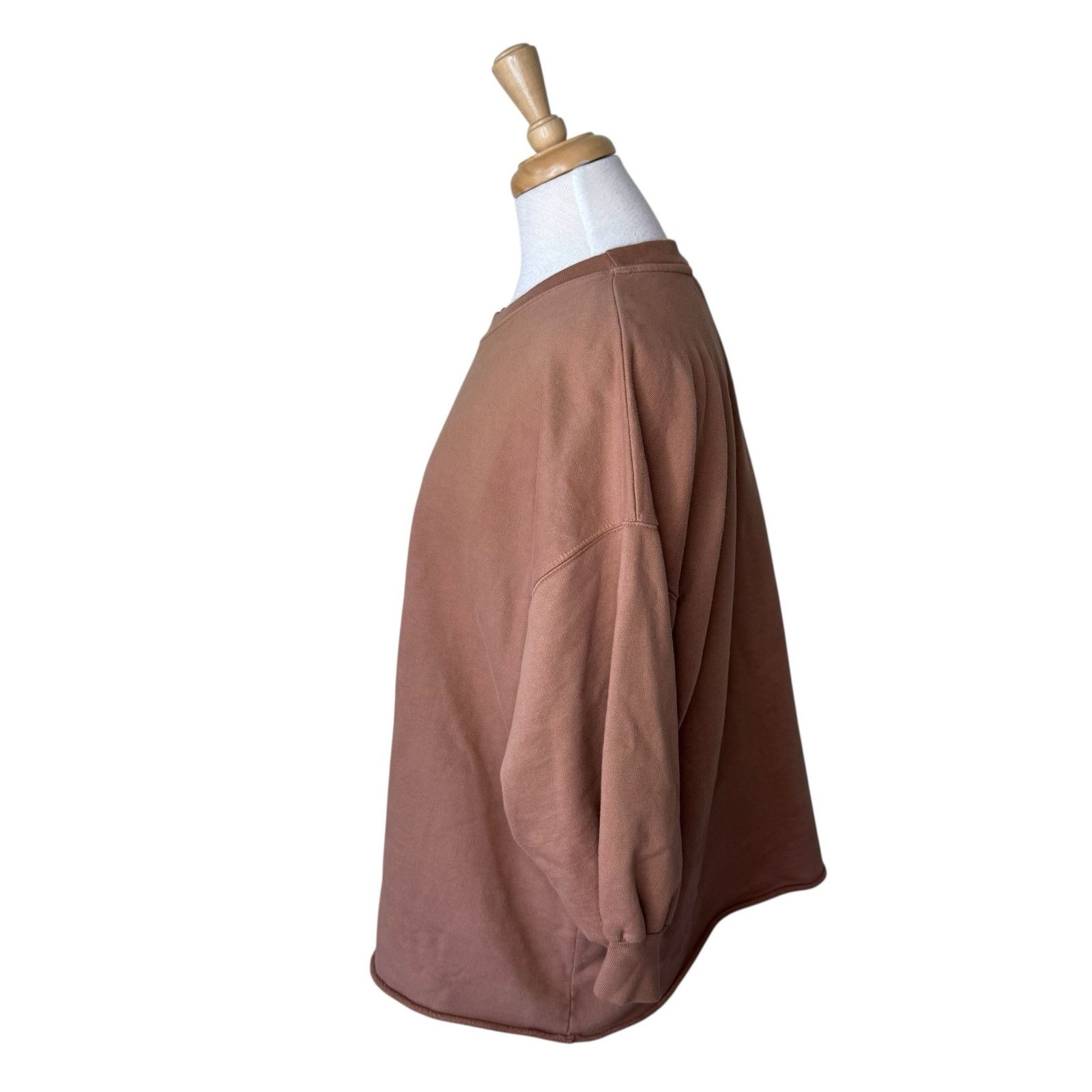 Other LEFT ON FRIDAY Sports & Rec Sweatshirt 3/4 SLEEVE Brown Size ONE SIZE - 3 Thumbnail