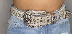 BB Rhinestone Belt White/Blue – NordReps