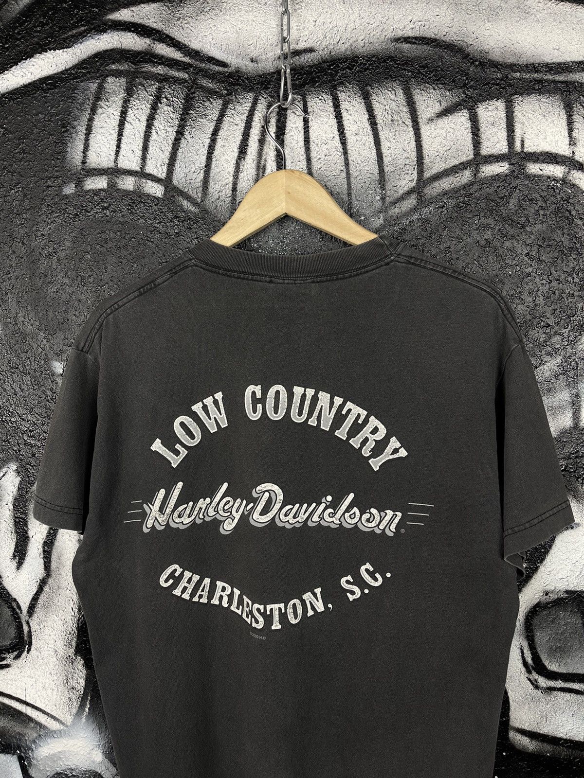 Harley Davidson Harley Davidson Hanes Fearless And Proud Vintage T-Shirt Size M Made In USA Size US M / EU 48-50 / 2 - 8 Thumbnail