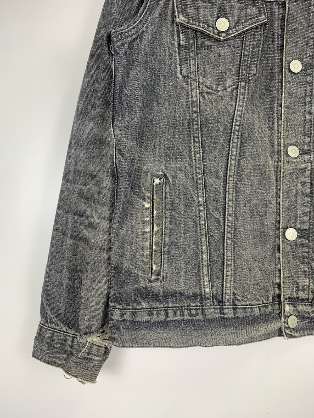 Japanese Brand Vintage Black Number Denim Jacket Size US L / EU 52-54 / 3 - 10 Thumbnail