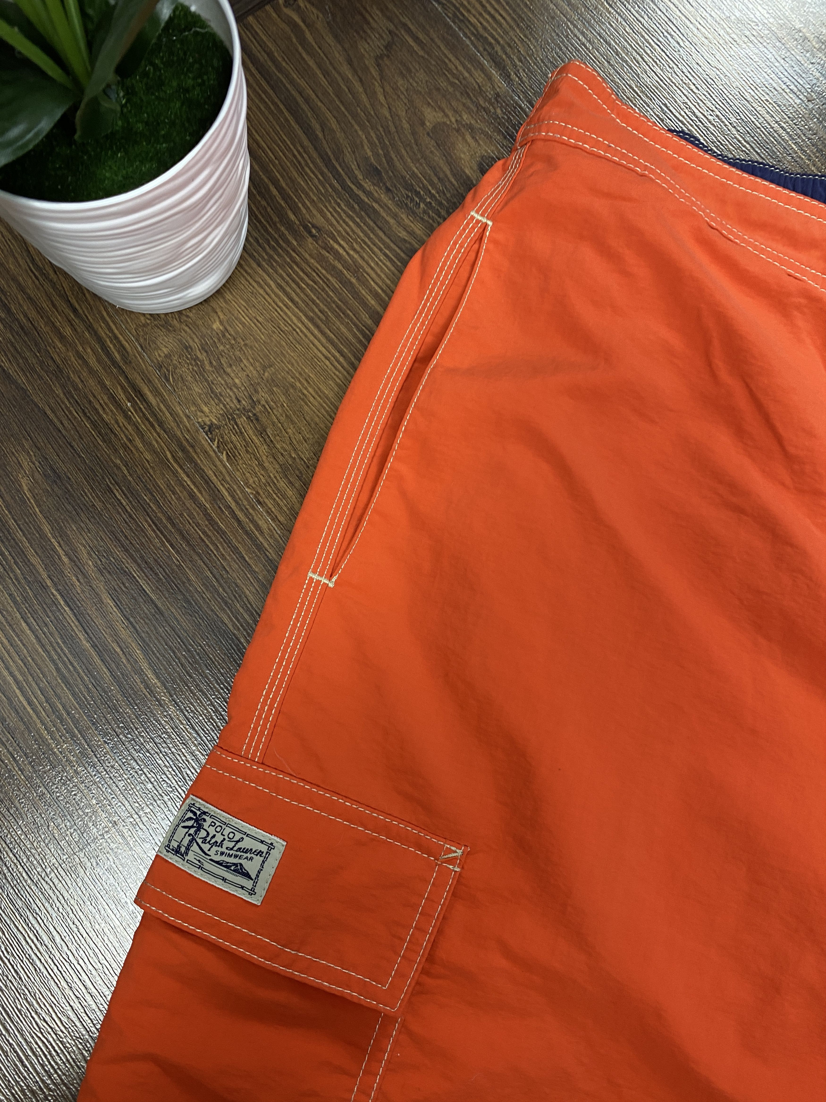 Polo Ralph Lauren × Ralph Lauren × Vintage Polo Ralph Lauren vintage nylon swimming shorts Size US 32 / EU 48 - 4 Thumbnail