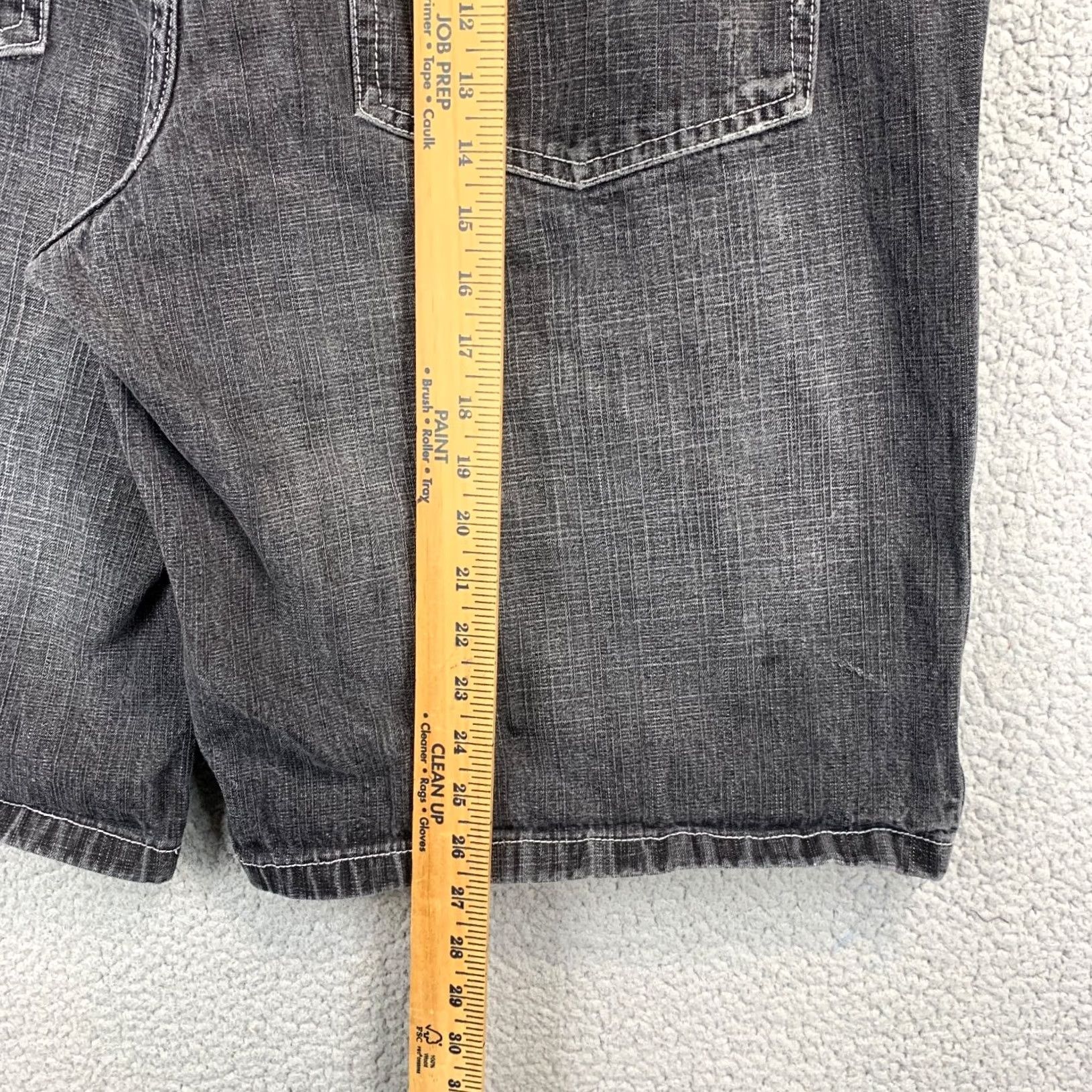 Southpole Southpole Jeans Shorts Men Black Denim Baggy 5-Pocket Waist 37 Inseam 12 Hip Hop Y2K Men’s Distressed? Size US 37 - 6 Thumbnail