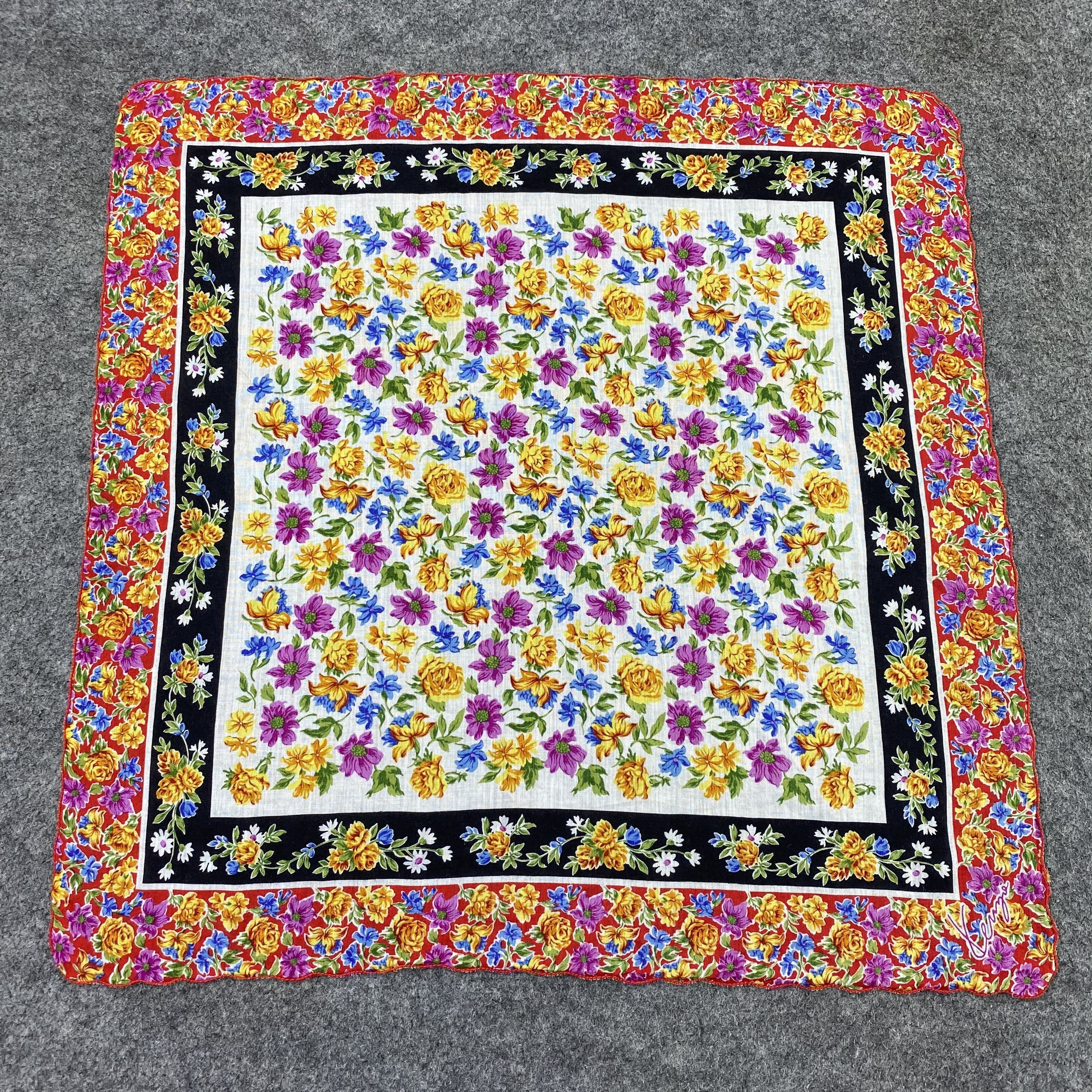 Kenzo Kenzo Handkerchief Neckerchief Bandana-B1854 Size ONE SIZE - 3 Thumbnail