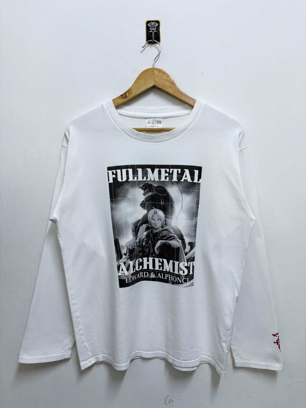 Japanese Brand 2000's Full Metal Alchemist - Edward & Alphonce L/S T-Shirt Size US M / EU 48-50 / 2 - 1 Thumbnail