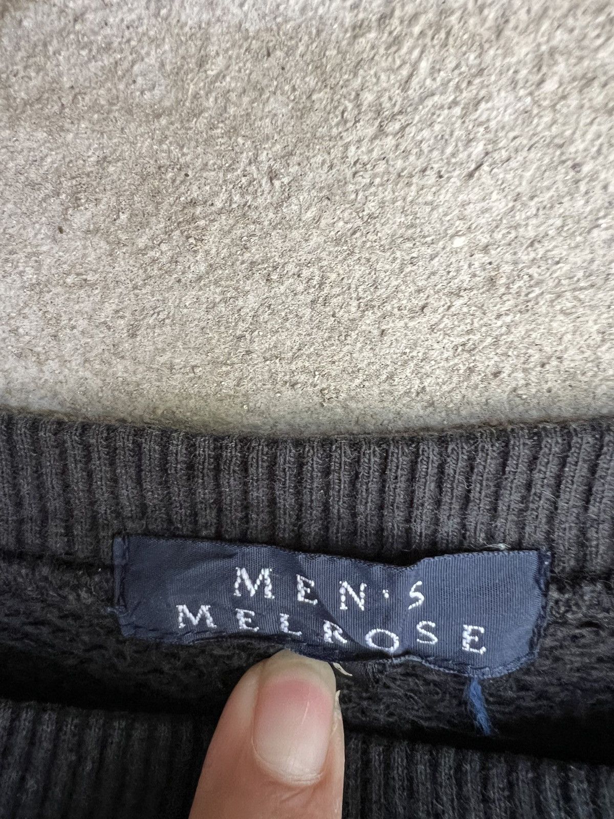 Japanese Brand × Melrose Japanese Brand Men’s Melrose Spell Out Sweatshirt Size US L / EU 52-54 / 3 - 4 Thumbnail