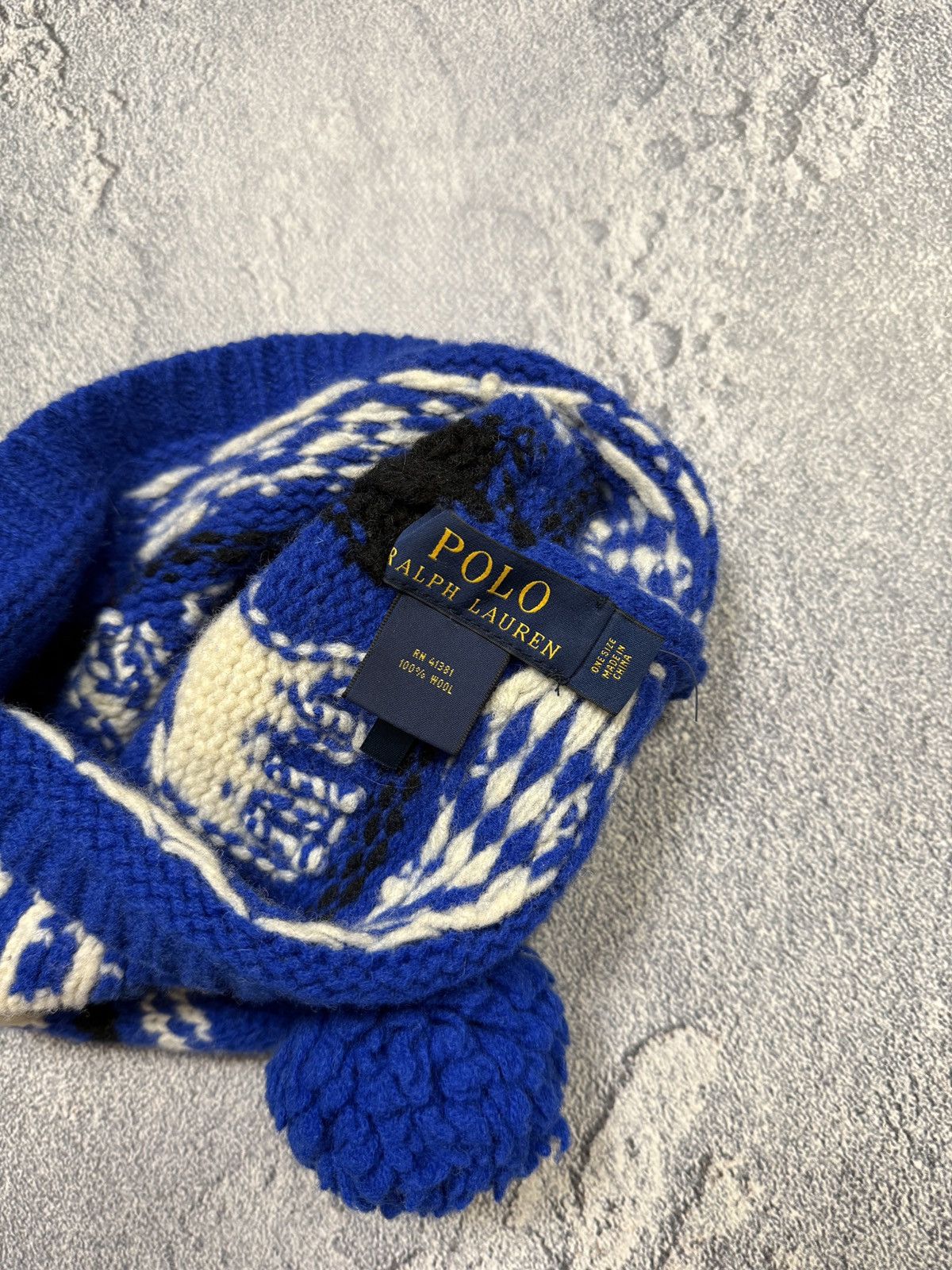 Polo Ralph Lauren Polo Ralph Lauren USA Logo Wool Beanie Size ONE SIZE - 5 Thumbnail