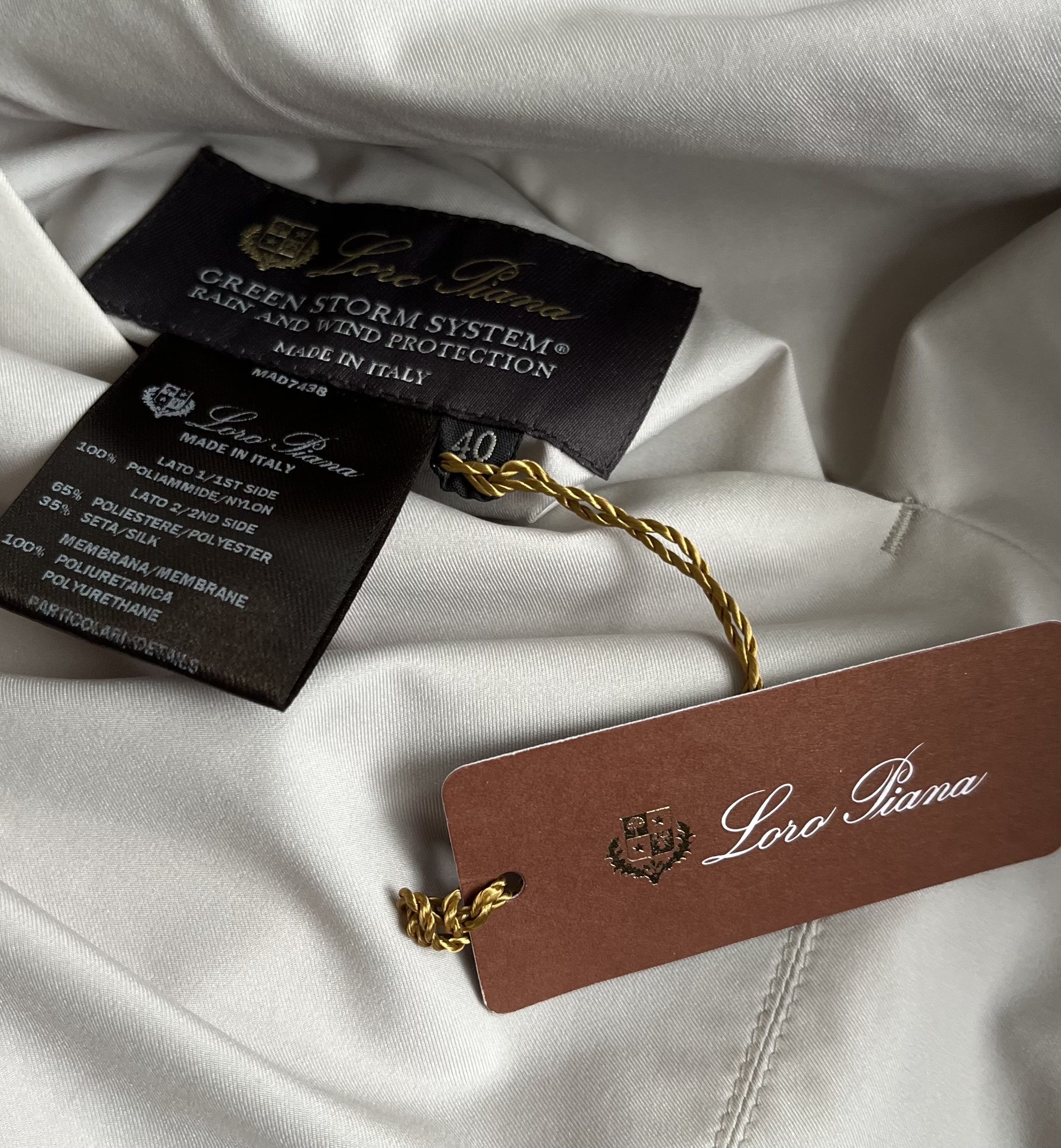 Loro Piana Loro Piana Ashton Reversible Anorak Jacket Beige/Red Size S / US 4 / IT 40 - 11 Thumbnail