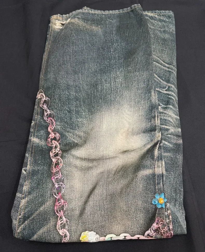 Acne Studios Acne Studios Candy Chain 3D Printed Loose Curved Jeans Size US 30 / EU 46 - 5 Thumbnail
