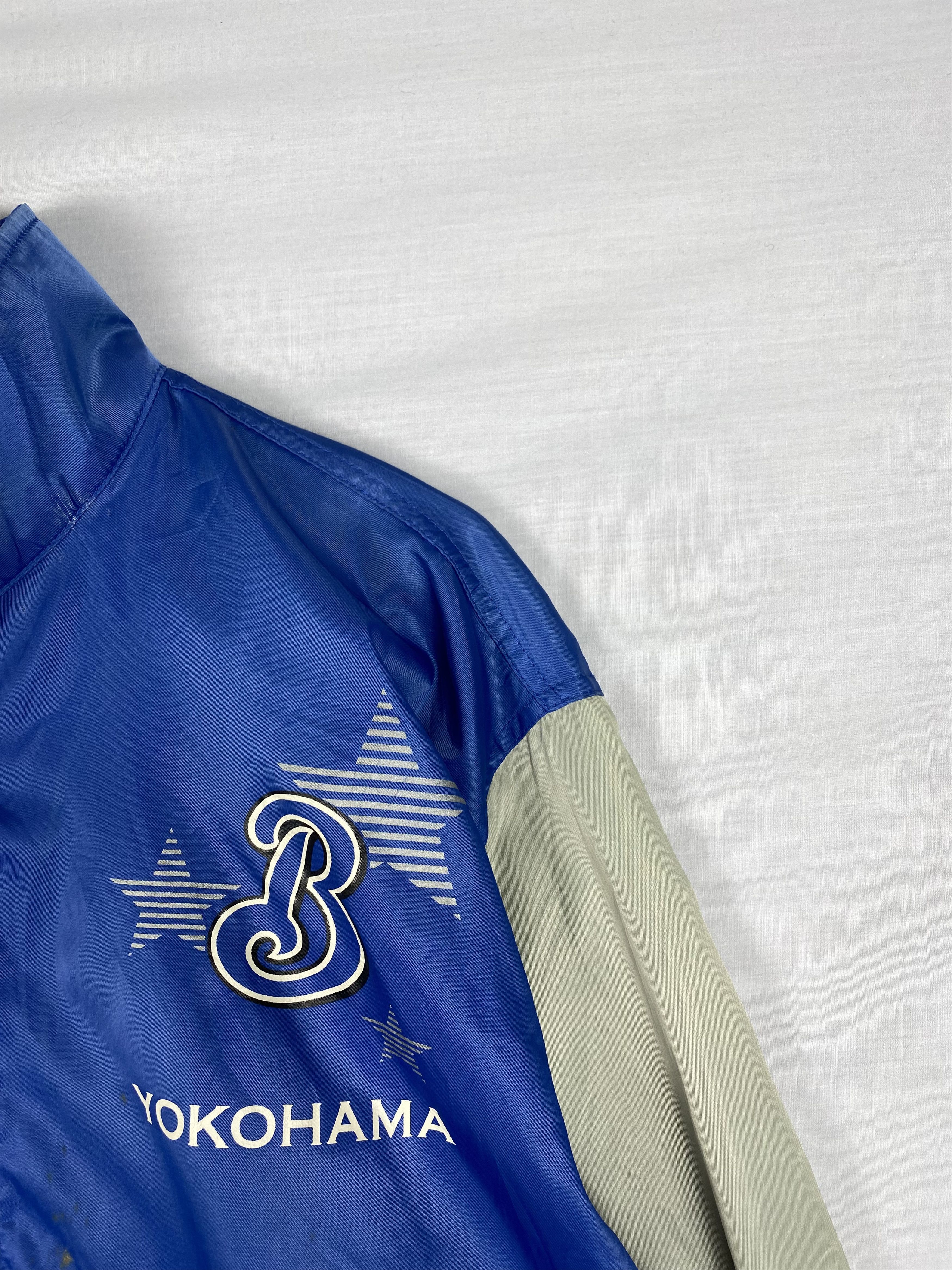 Japanese Brand Vintage Yokohama Bay Stars Backside Logo Bomber Jacket Size US XL / EU 56 / 4 - 6 Thumbnail