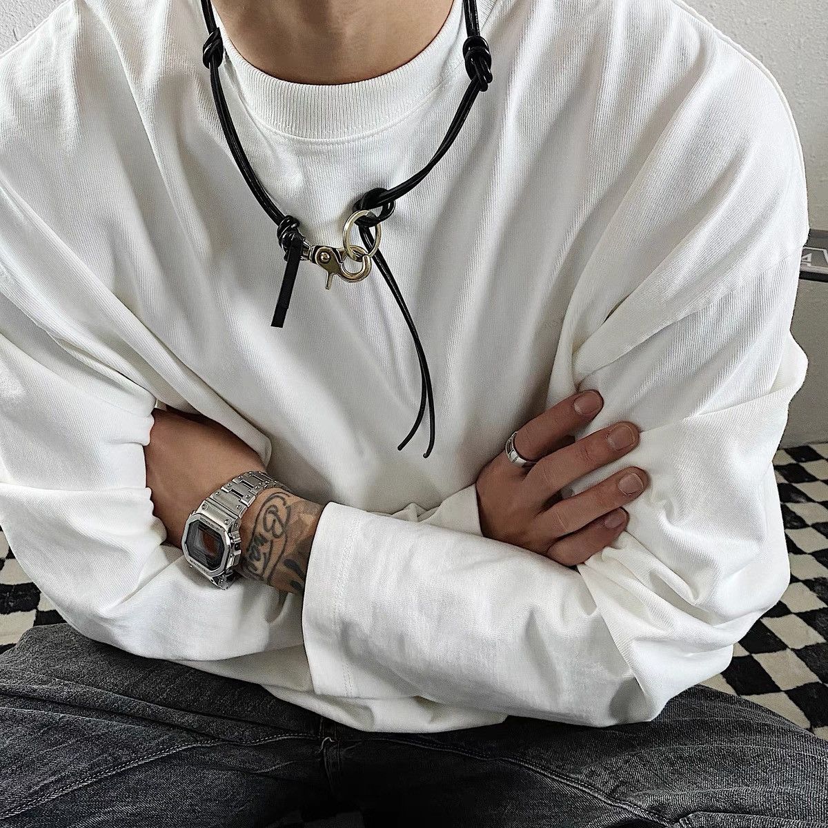 Japanese Brand × Vintage Retro punk necklace Size ONE SIZE - 1 Thumbnail