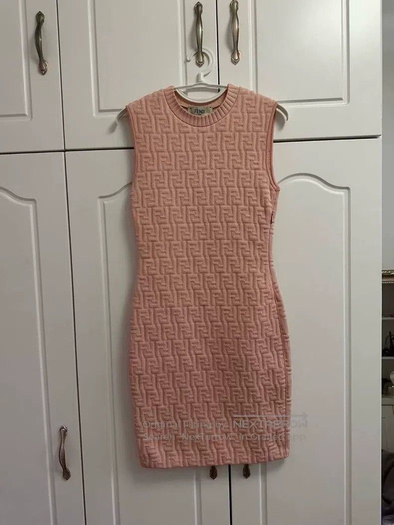 Fendi Fendi Relief Full Print FF Dress Size XS / US 0-2 / IT 36-38 - 1 Thumbnail