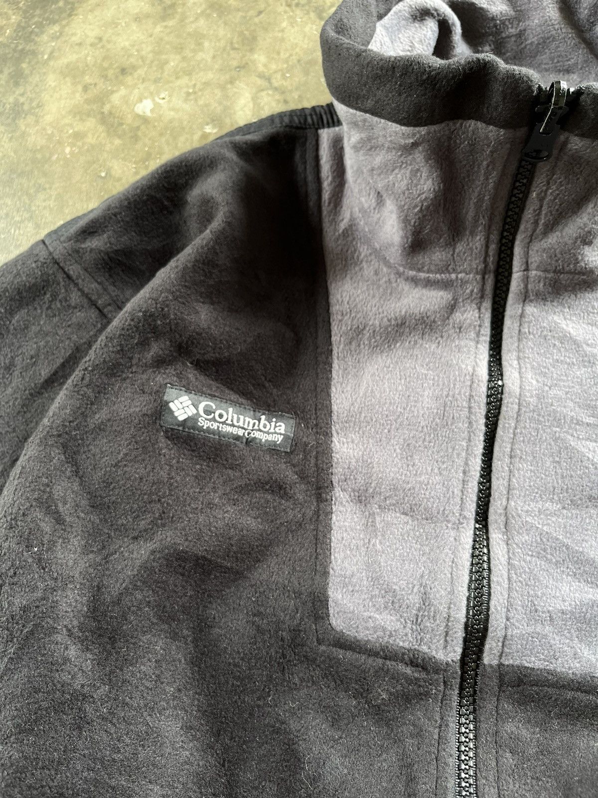 Columbia × Vintage 🔥Vintage Columbia Zipper Fleece Sweter 90s Size US L / EU 52-54 / 3 - 3 Thumbnail