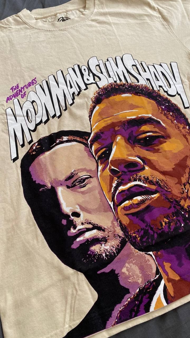 Kid Cudi Kid Cudi Moon Man & Slim Shady T-Shirt Size US M / EU 48-50 / 2 - 2 Thumbnail