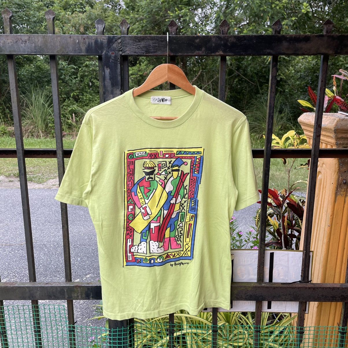Art Comes First 🔥Vintage 90s Jiro By Prospero Multicolour Nice Pop Art Tee Size US M / EU 48-50 / 2 - 1 Thumbnail