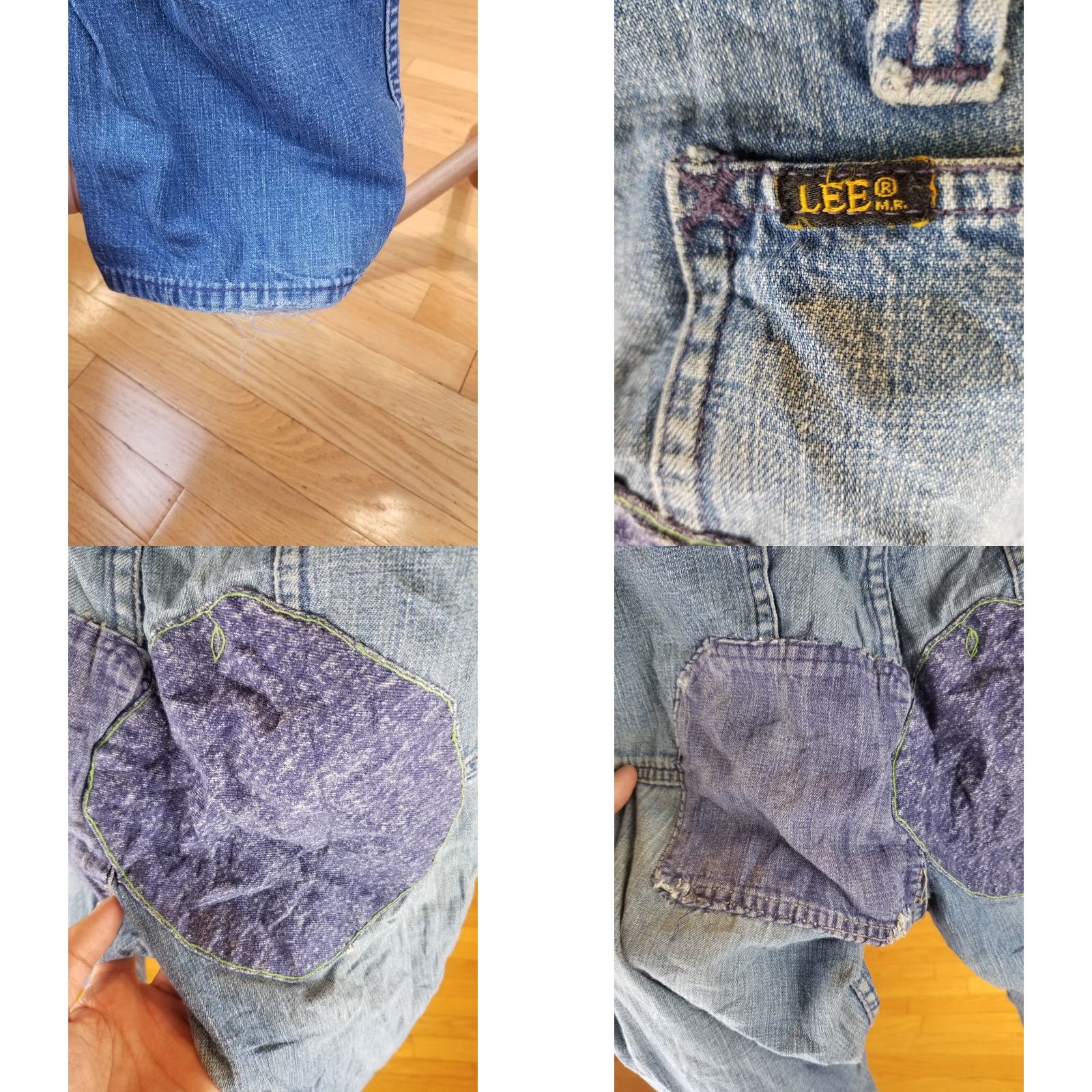Lee VINTAGE Lee Bellbottom Distressed Hippie Trashed Jeans SZ 30 Jeans Women Blue 70's 30 32 40 33 Cotton Denim Bootcut Mens Womens Boys Girls Size 30" / US 8 / IT 44 - 9 Thumbnail