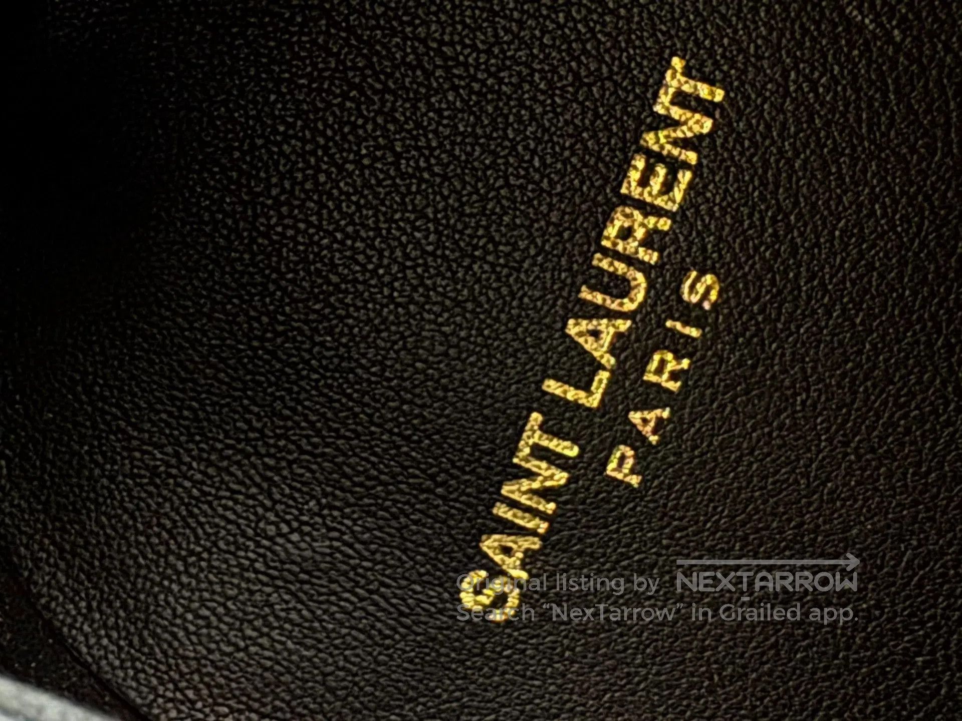 Saint Laurent Paris Saint Laurent Black Chelsea Boots with Chain Detail. Size US 10 / EU 43 - 6 Thumbnail