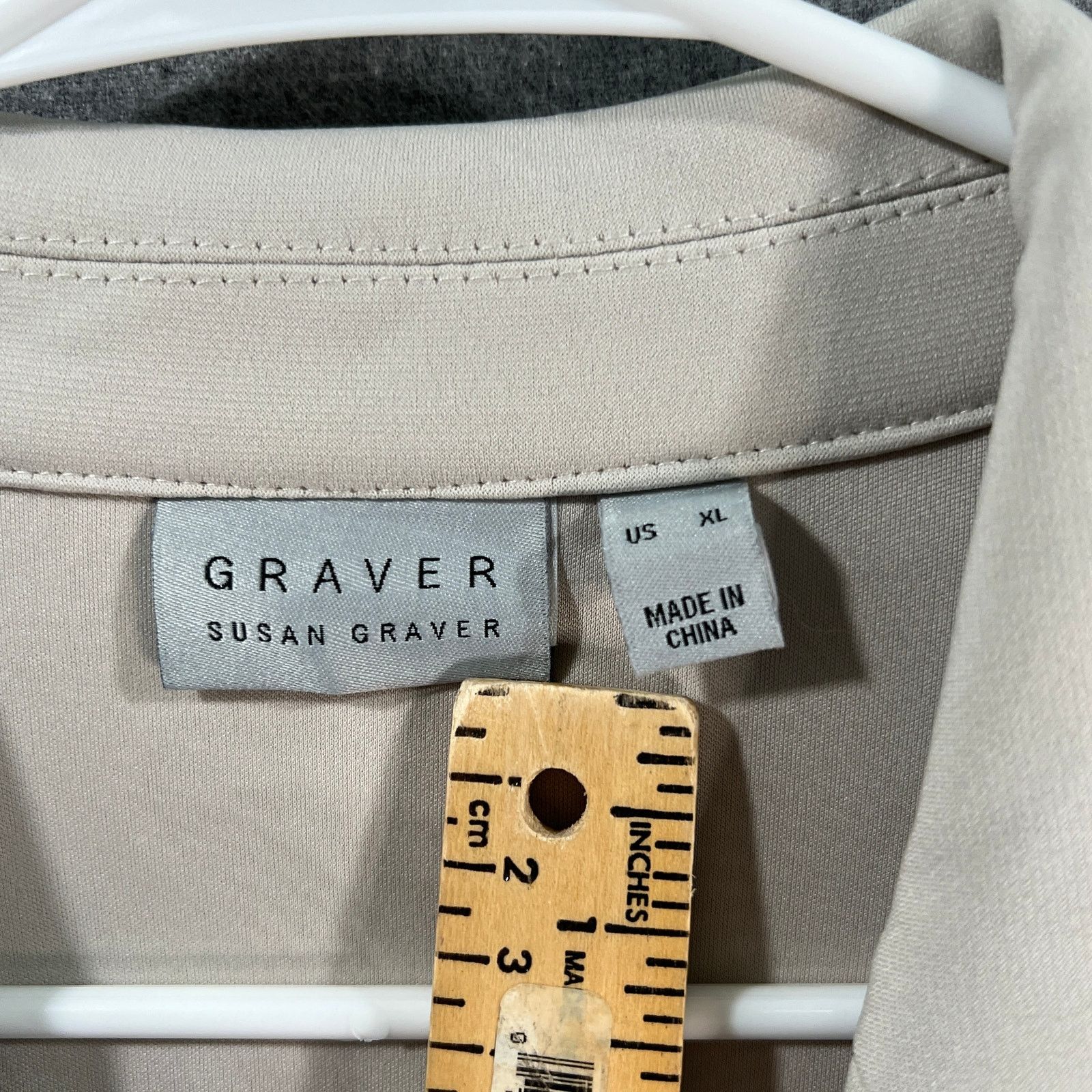 Other GRAVER Susan Graver LK Fusion 3/4 Sleeve Cutaway Hem Size XL / US 12-14 / IT 48-50 - 3 Thumbnail