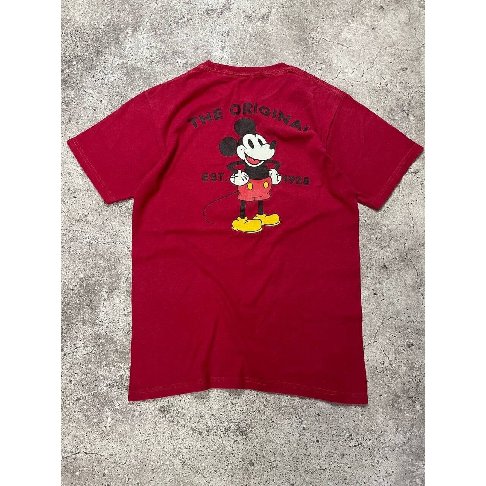 Disney × Vans Vans x Disney Mickey Mouse Red T-Shirt Small Classic Fit Size S / US 4 / IT 40 - 1 Thumbnail
