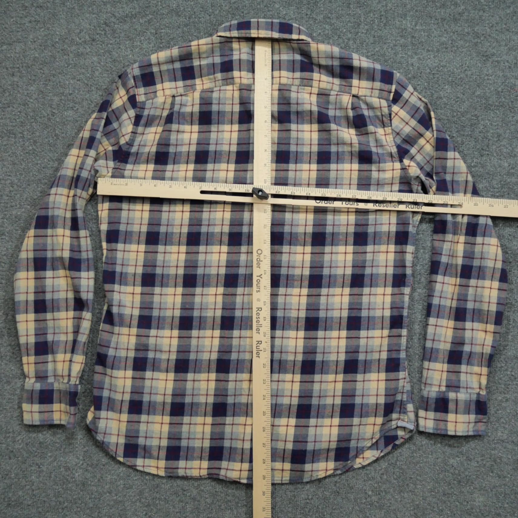 Bonobos Bonobos Shirt Mens L Blue Plaid Button-Up Slim Fit Lightweight Flannel Size US L / EU 52-54 / 3 - 7 Thumbnail