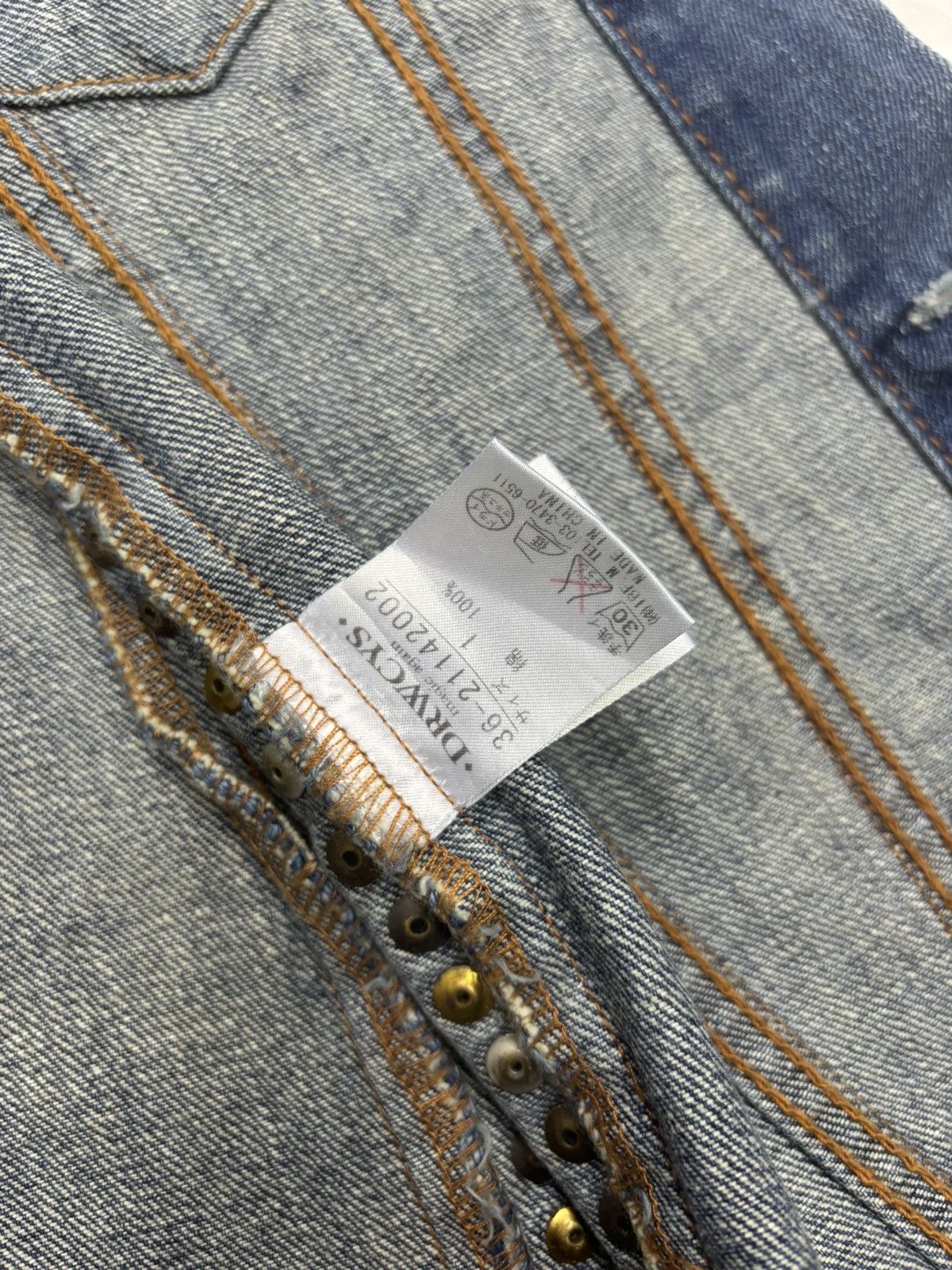 Hysteric Glamour × Undercover RARE❤️‍🔥PUNK STUDDED DRWCYS DENIM VEST Size US S / EU 44-46 / 1 - 9 Thumbnail