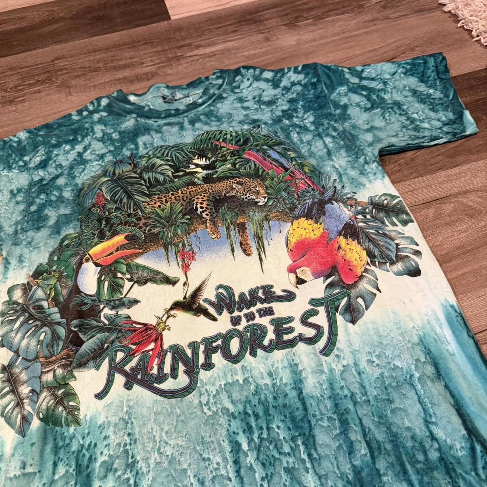 Other vintage wake up to the rainforest all over print t shirt L Size US L / EU 52-54 / 3 - 1 Thumbnail