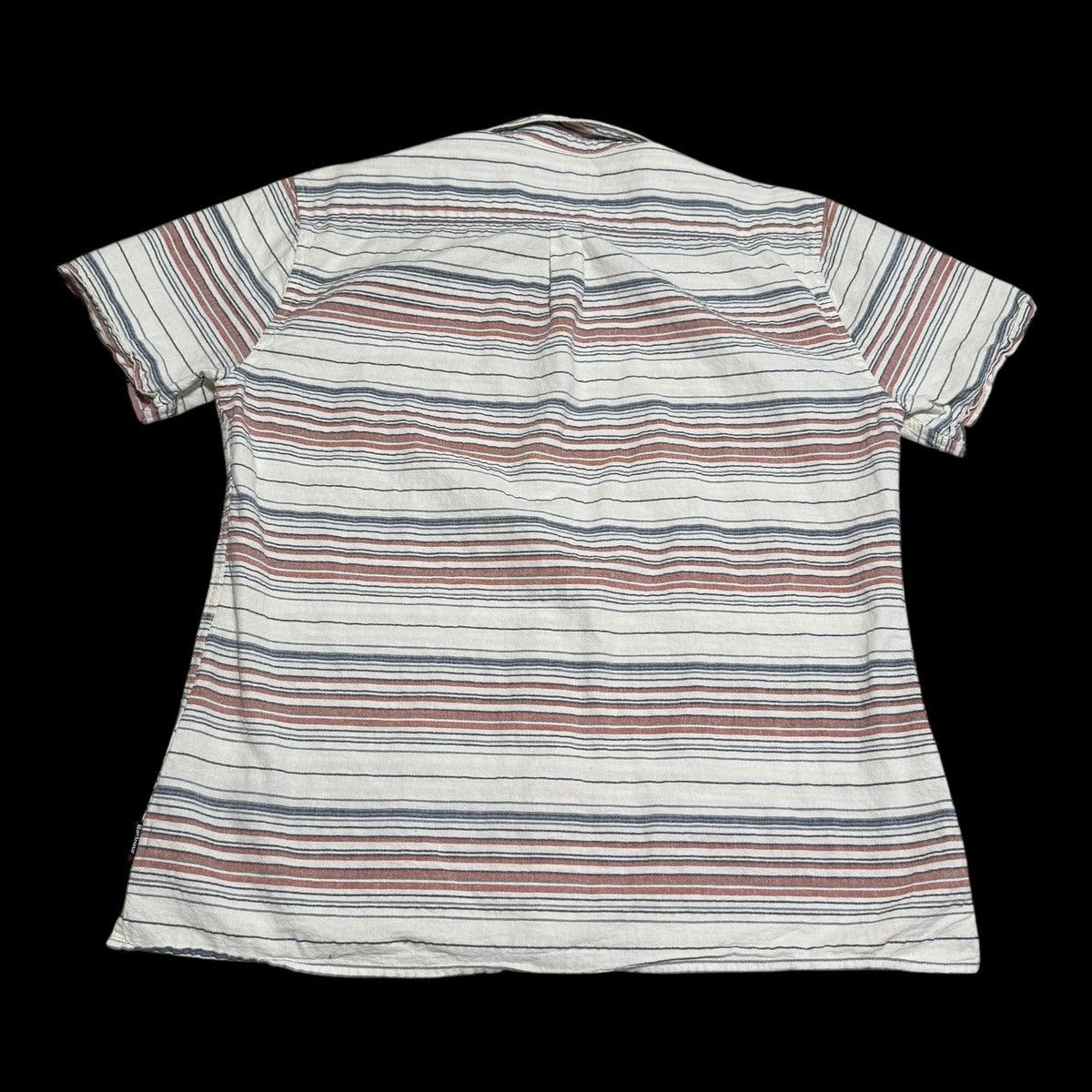 Barbour Barbour Cotton Blend Striped Button Up Short Sleeve Shirt XL Size US XL / EU 56 / 4 - 3 Thumbnail