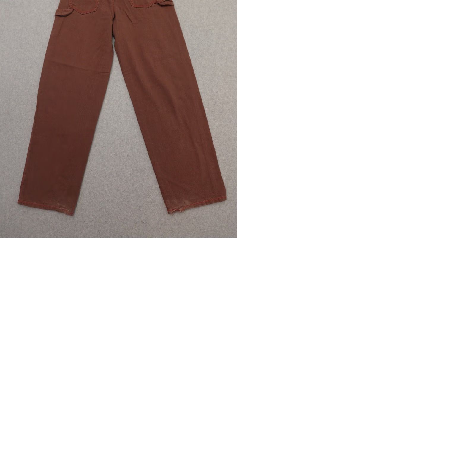 H&M NO FEAR X H&M Womens Jeans Wide-Leg Retro Brown Size 2 Color Brown Adult Womens Complete Measurements In Pictures Size 26" / US 2 / IT 38 - 10 Thumbnail