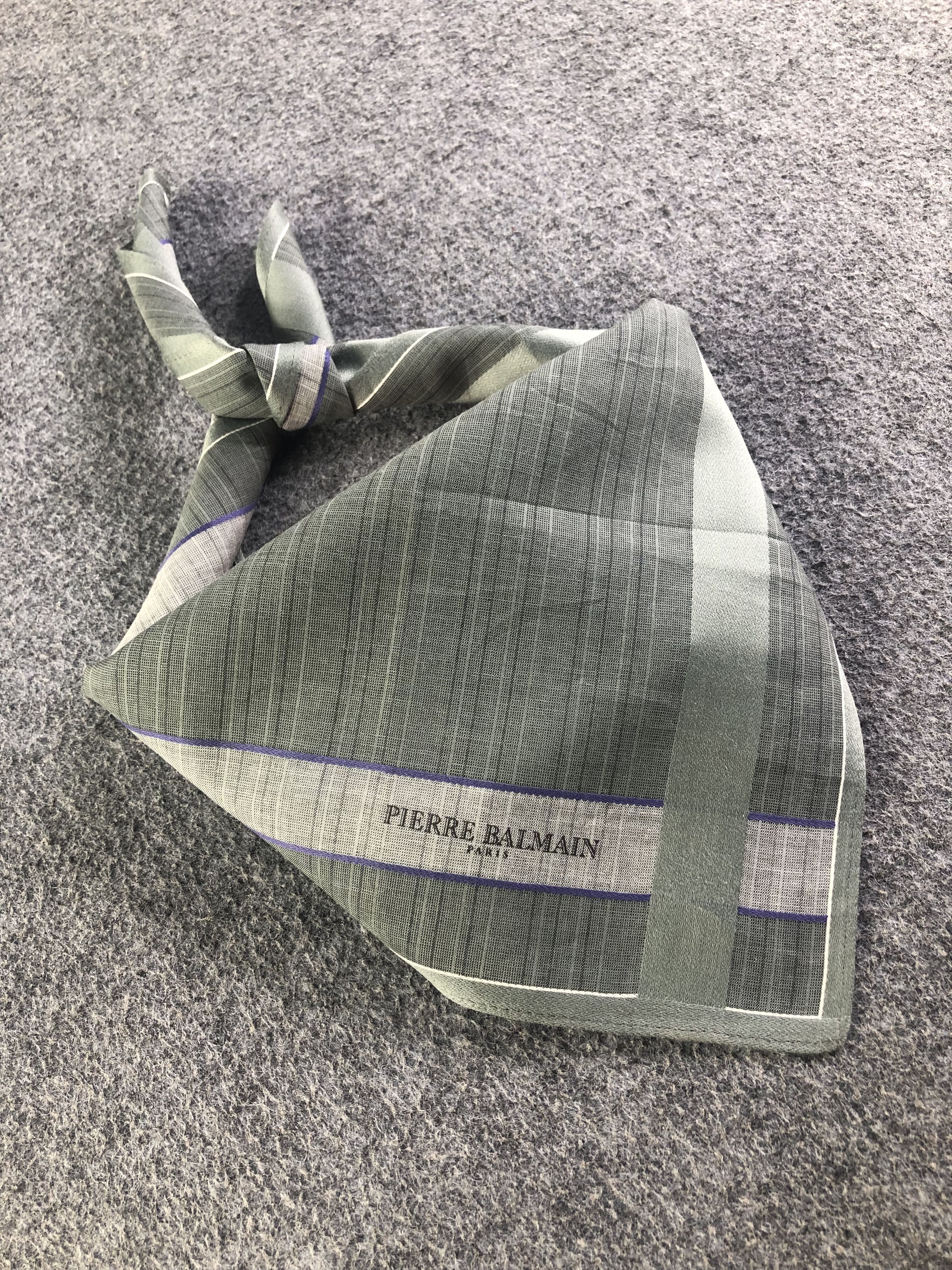 Pierre Balmain Pierre Balmain Handkerchief / Bandana / Neckerchief C454 Size ONE SIZE - 2 Thumbnail