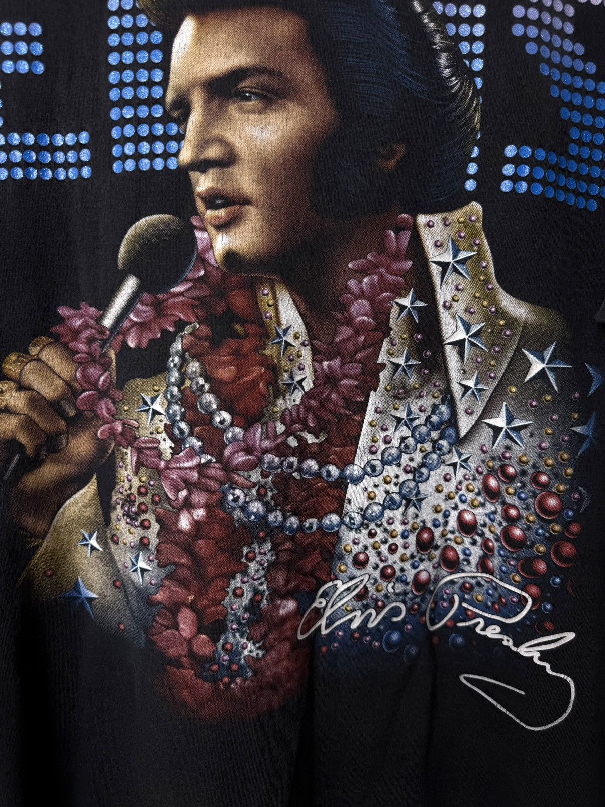 Band Tees Vintage 00s Elvis Presley American Classic Band Rock T Shirt Size US XL / EU 56 / 4 - 4 Thumbnail
