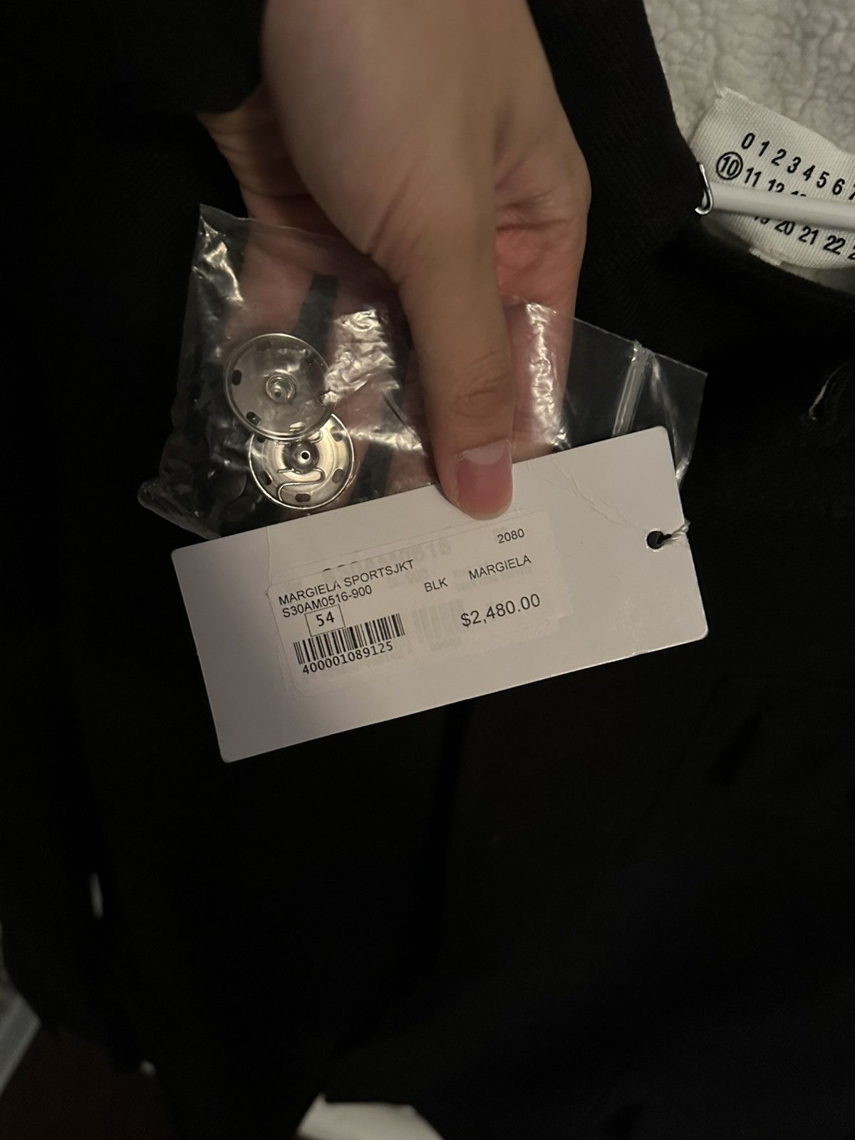 Maison Margiela Maison Marigela Wool Cotton Military Jacket Black Large Size US L / EU 52-54 / 3 - 5 Thumbnail