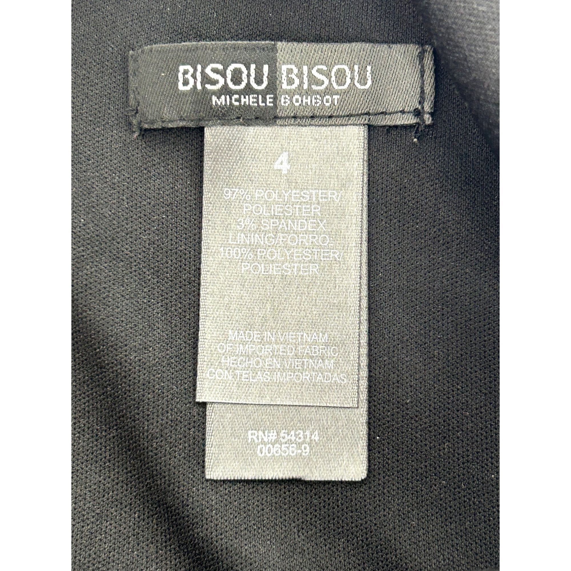 Other Bisou Bisou Dress 4 Mini Animal Print Brown Grey Sleeveless Size S / US 4 / IT 40 - 5 Thumbnail