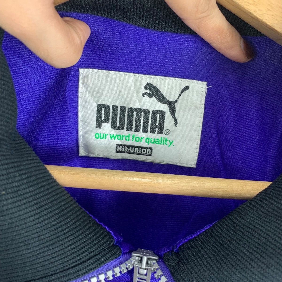 Puma Vintage PUMA SPORTSWEAR HIT UNION Baseball Varsity Jacket Size XL / US 12-14 / IT 48-50 - 10 Thumbnail