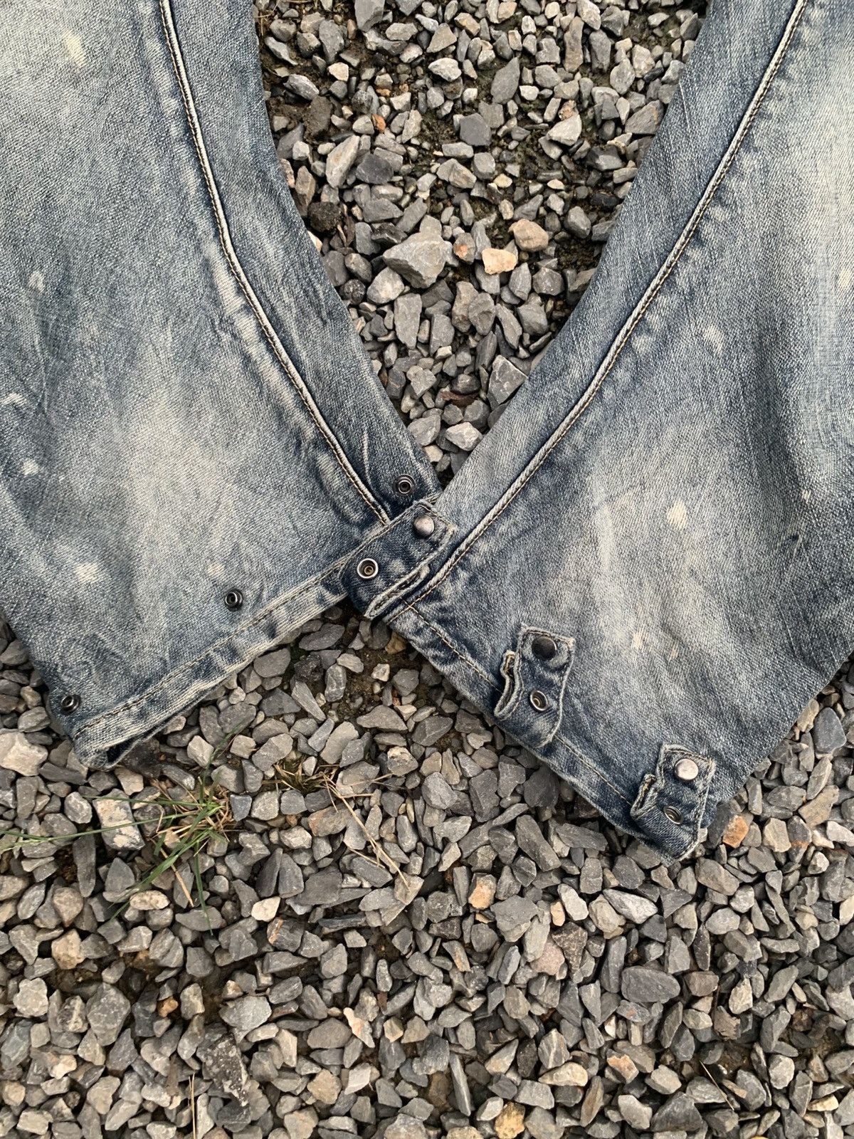PPFM PPFM BANANA CURVE CUT BANANA JAPANESE PUNK RUSTY DENIM Size US 32 / EU 48 - 20 Thumbnail