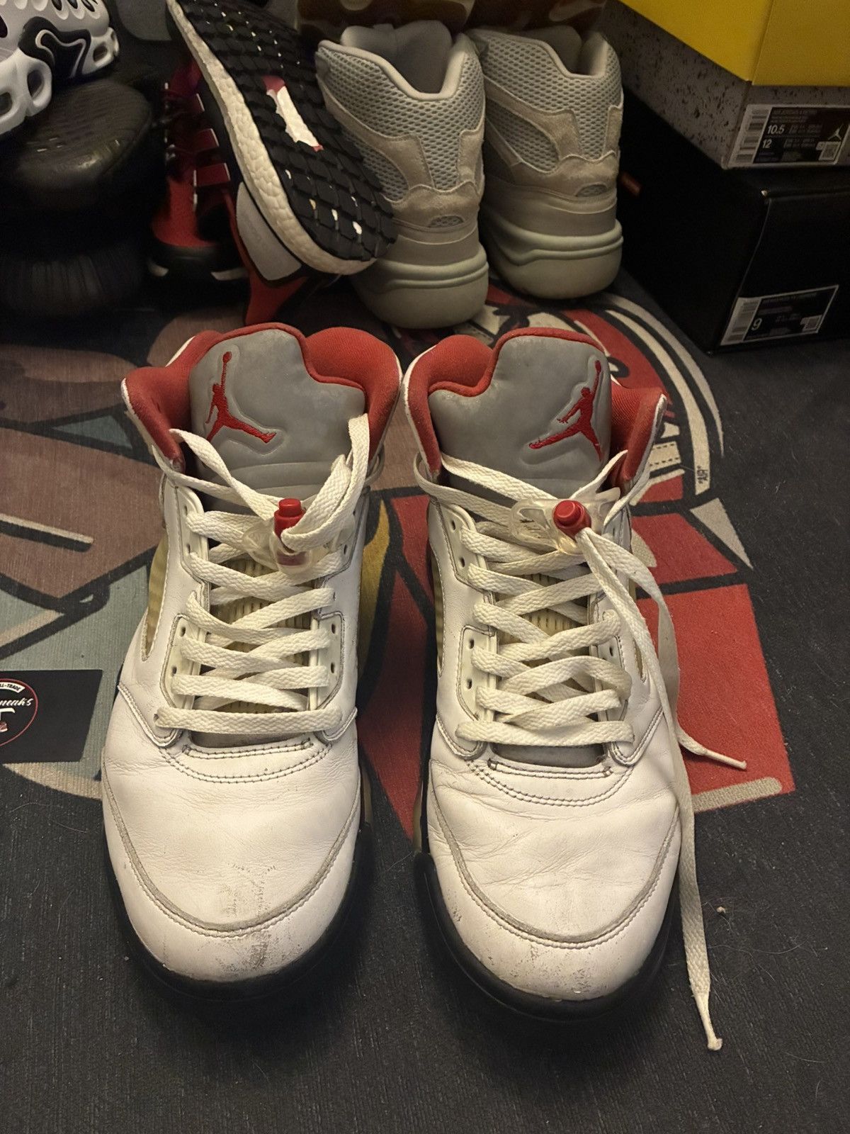 Jordan Brand Jordan 5 fire red 2019 Size US 9.5 / EU 42-43 - 4 Thumbnail