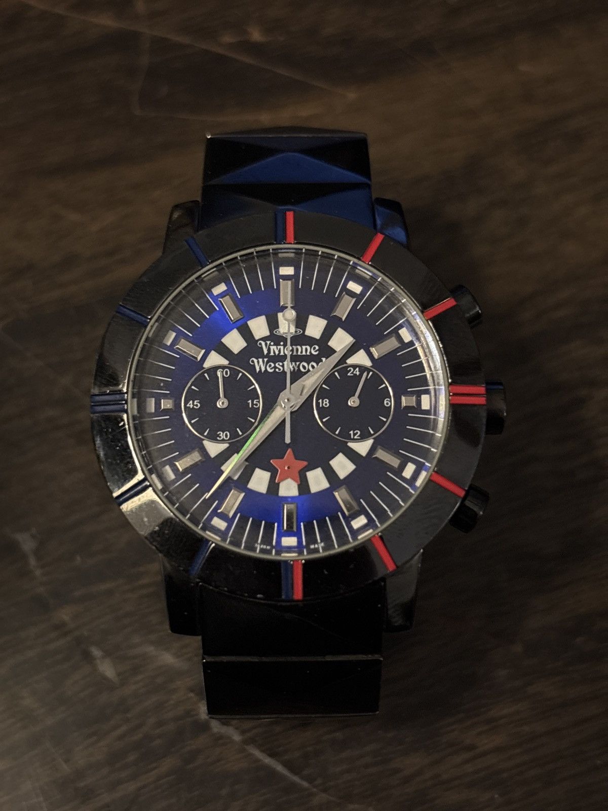 Vivienne Westwood Black Orb Watch Size ONE SIZE - 1 Thumbnail
