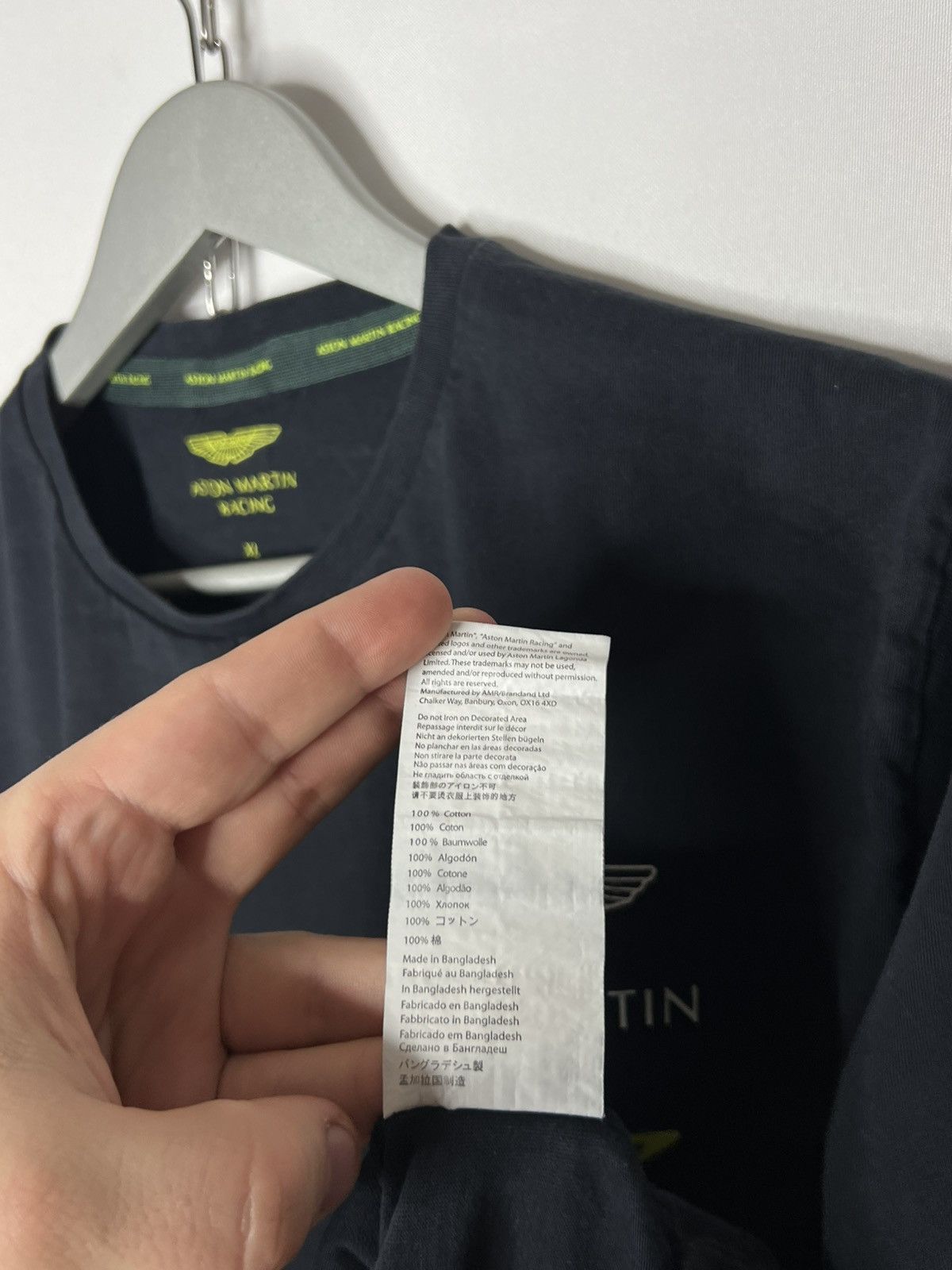 Hackett Hackett Aston Martin Racing Big Logo T-Shirt Tee F1 Size US XL / EU 56 / 4 - 12 Thumbnail
