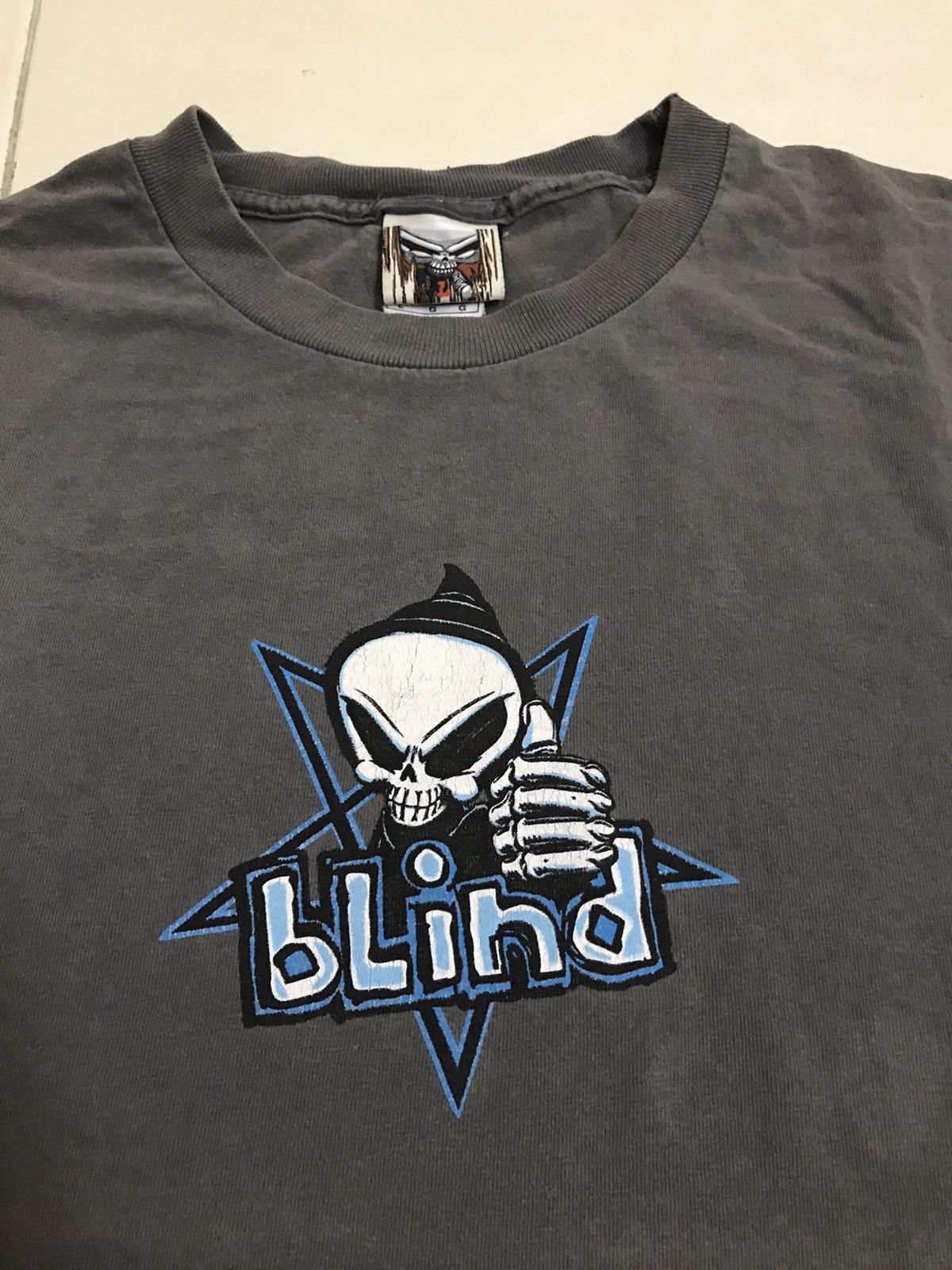 Hook-Ups Vintage Blind Skateboards OG Reaper T-Shirt Size US L / EU 52-54 / 3 - 9 Thumbnail