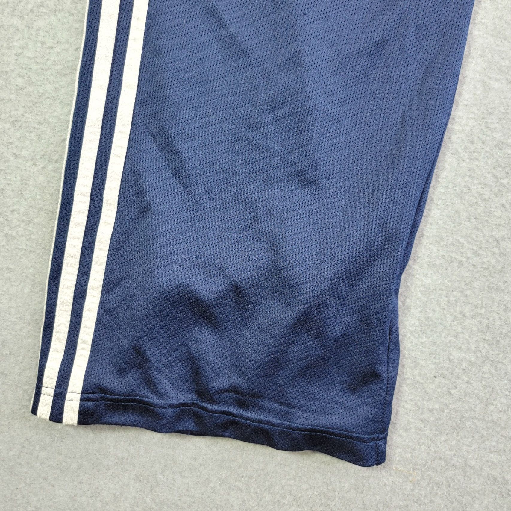 Adidas Adidas 3 Stripes Track Pants Navy Blue Athletic Workout Men's L Baggy y2k Pants Size US 33 - 5 Thumbnail