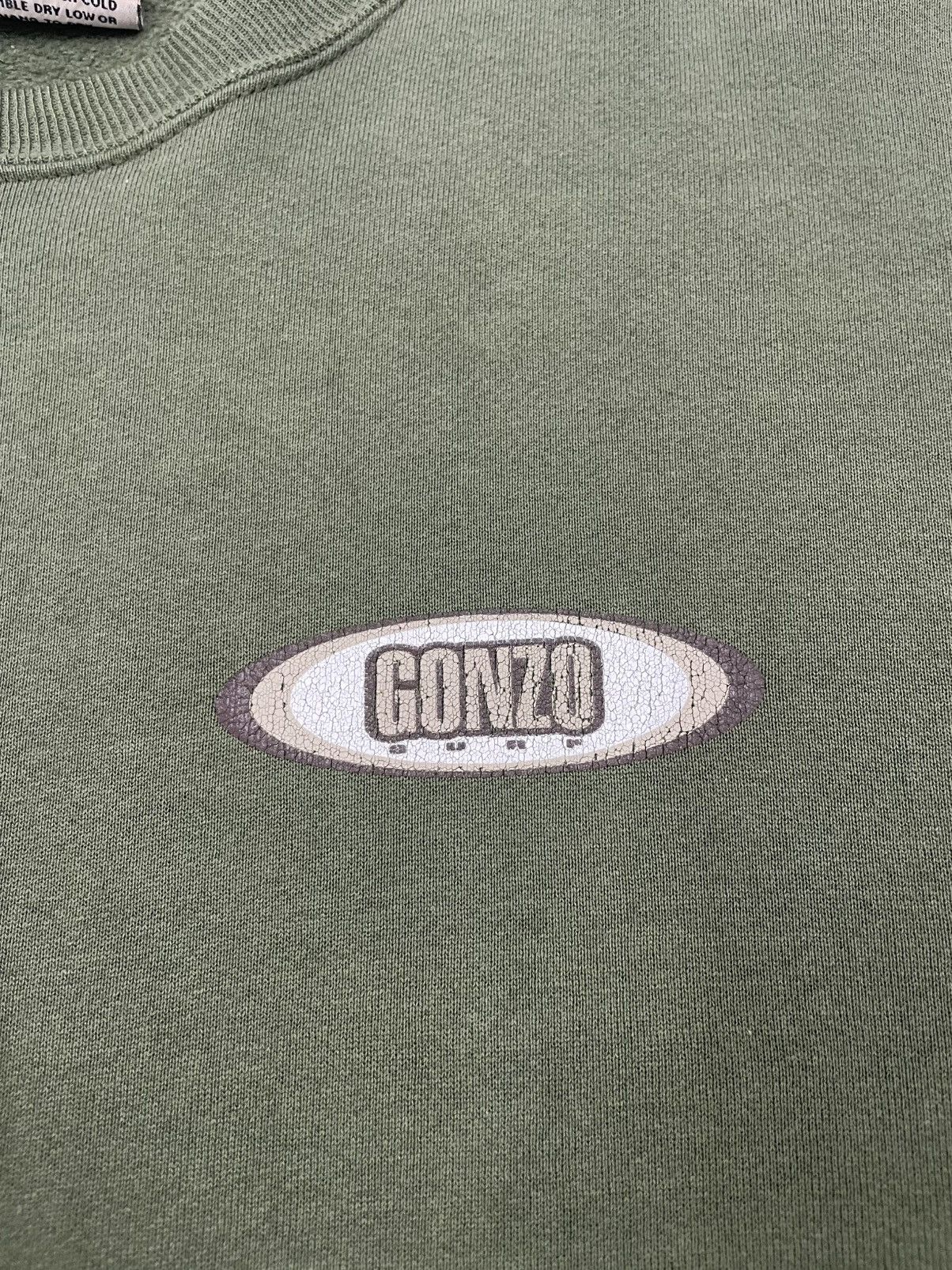 Japanese Brand Original Gonzo Surf Sweatshirt Made in Japan Size US M / EU 48-50 / 2 - 3 Thumbnail