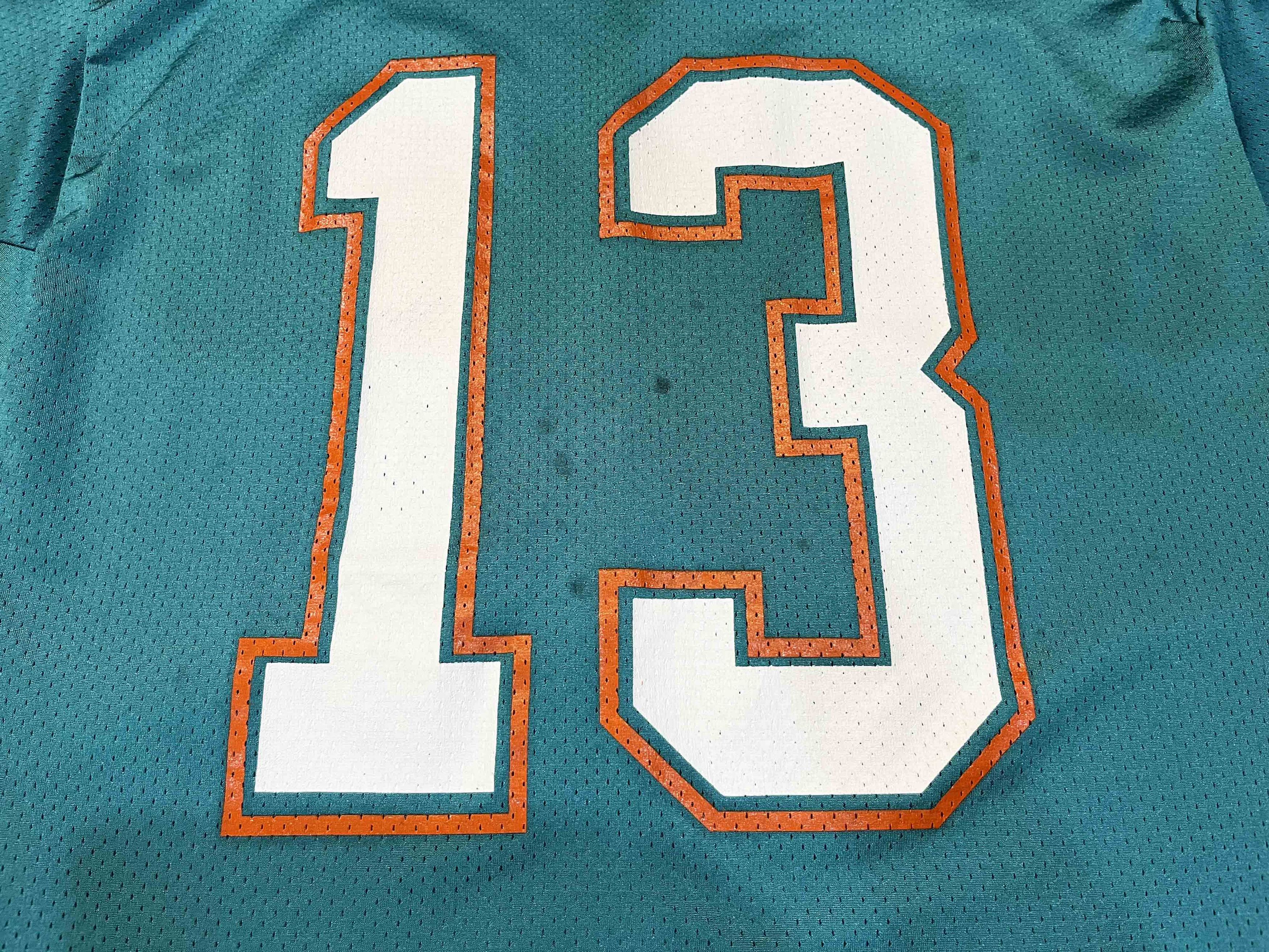 NFL × Vintage × Wilson Vintage Wilson NFL Miami Dolphins MARINO #13 Football Jersey Size US L / EU 52-54 / 3 - 6 Thumbnail