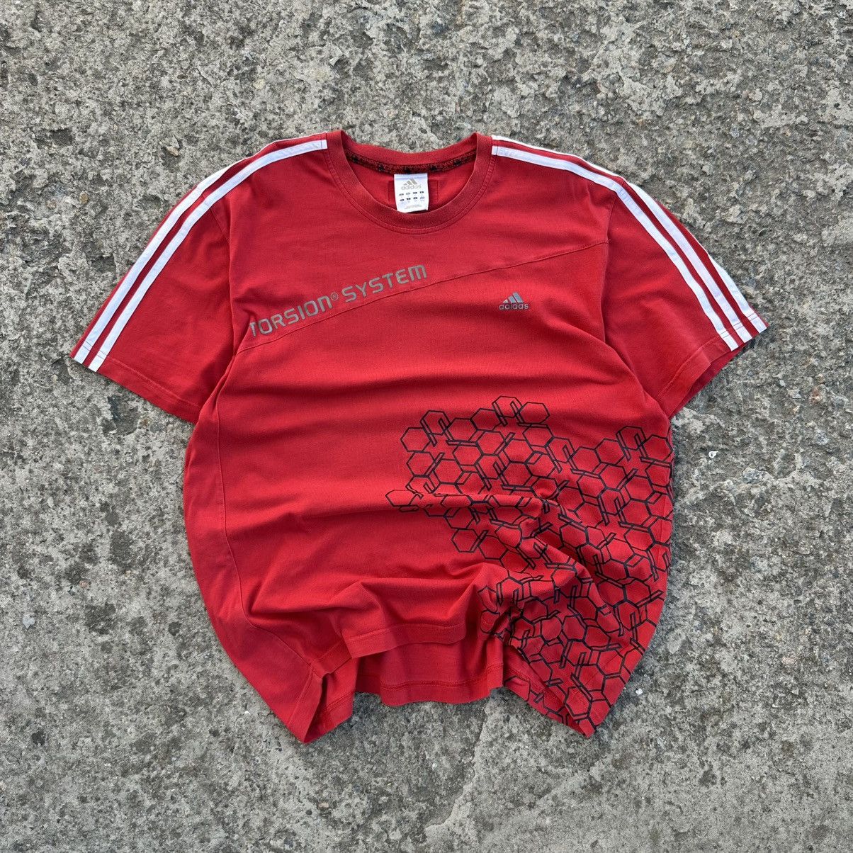 AVAVAV Vintage Adidas Torsion System T-shirts Big Logo Grunge Y2K Size US L / EU 52-54 / 3 - 1 Thumbnail