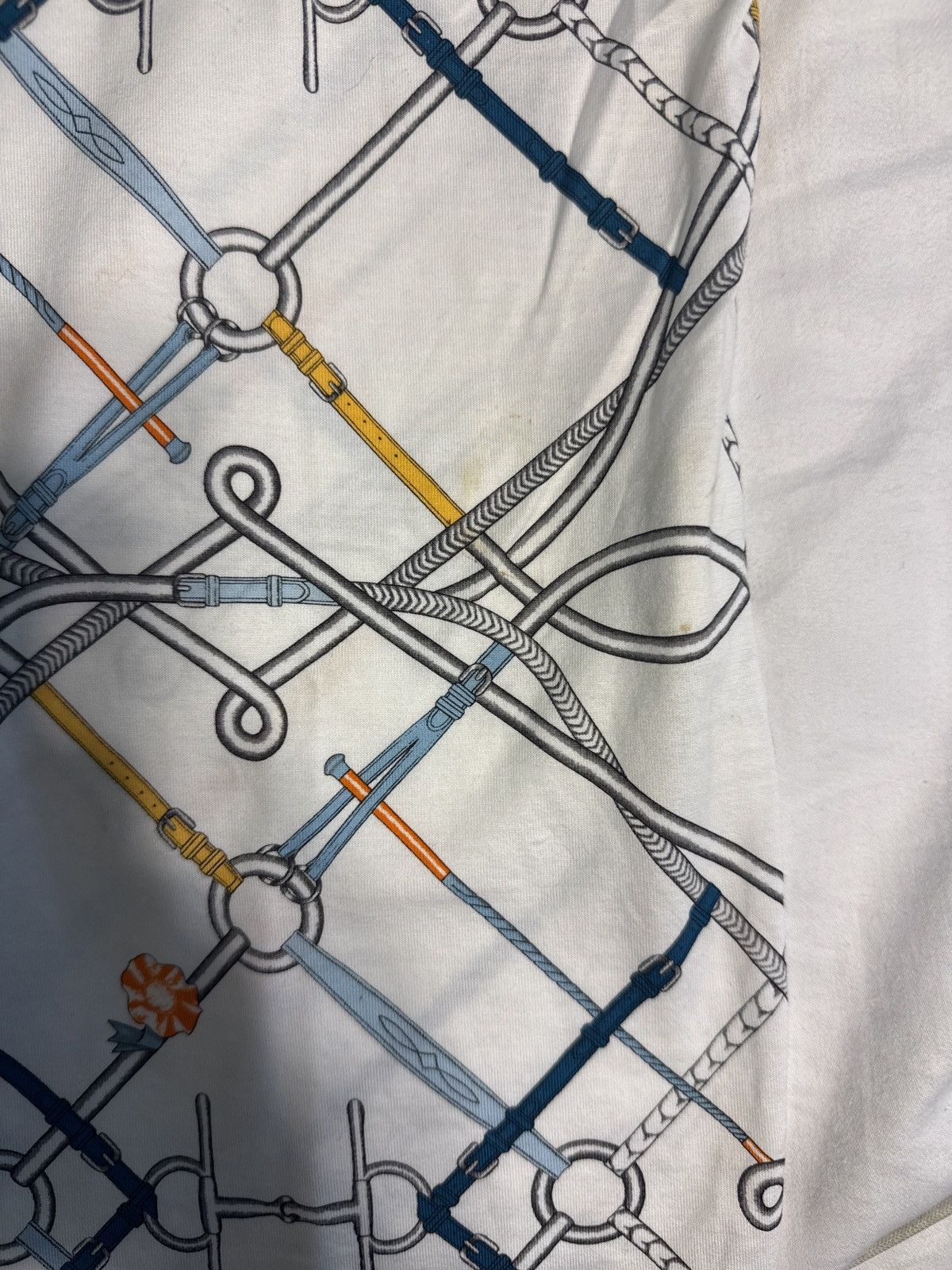 Hermes Hermès Paris H-cable V-neck T-shirt Size M / US 6-8 / IT 42-44 - 8 Thumbnail