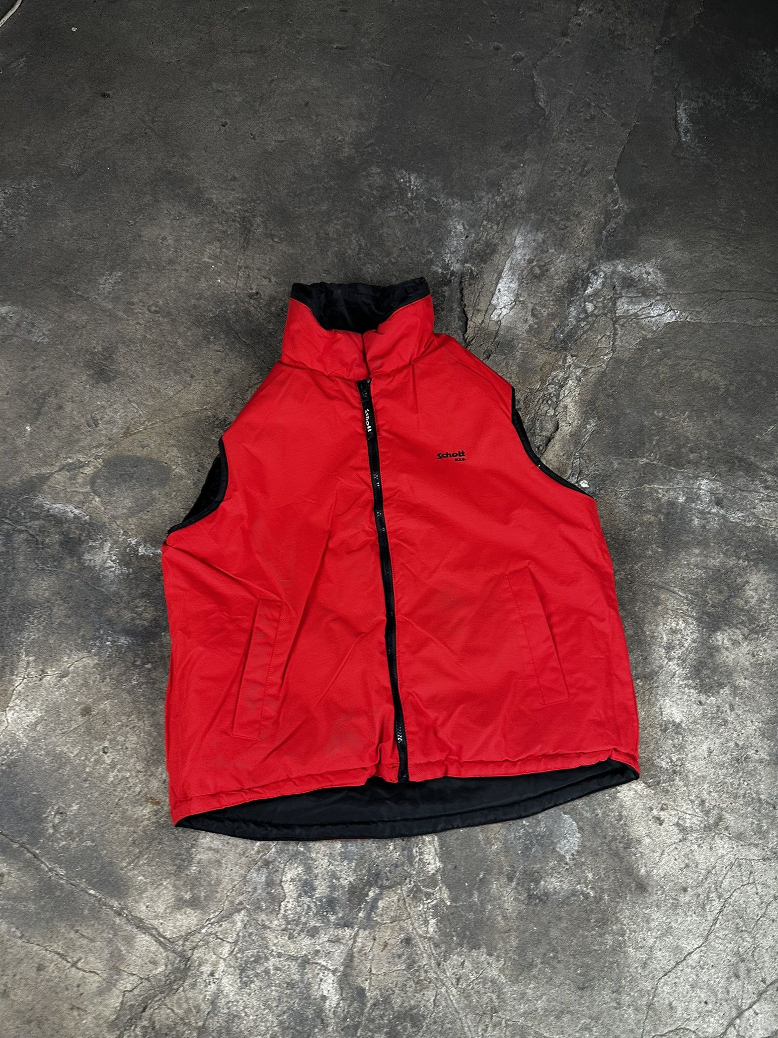 Schott Vintage Schott Reversible Puffer Vest Size US L / EU 52-54 / 3 - 2 Thumbnail