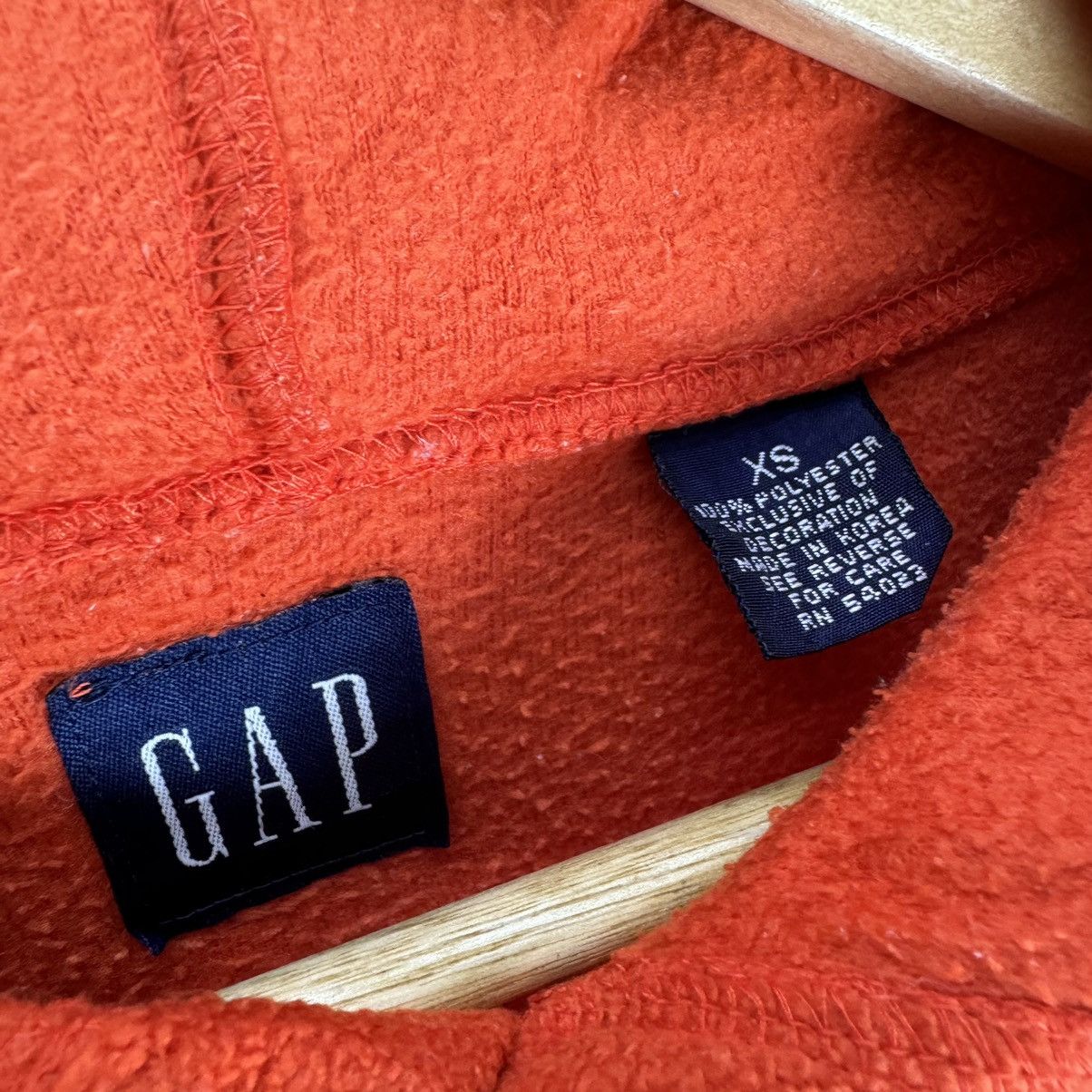 Gap ☀️GAP HOODIE FLEECE SWEATSHIRT CREWNECK Size US XS / EU 42 / 0 - 6 Thumbnail