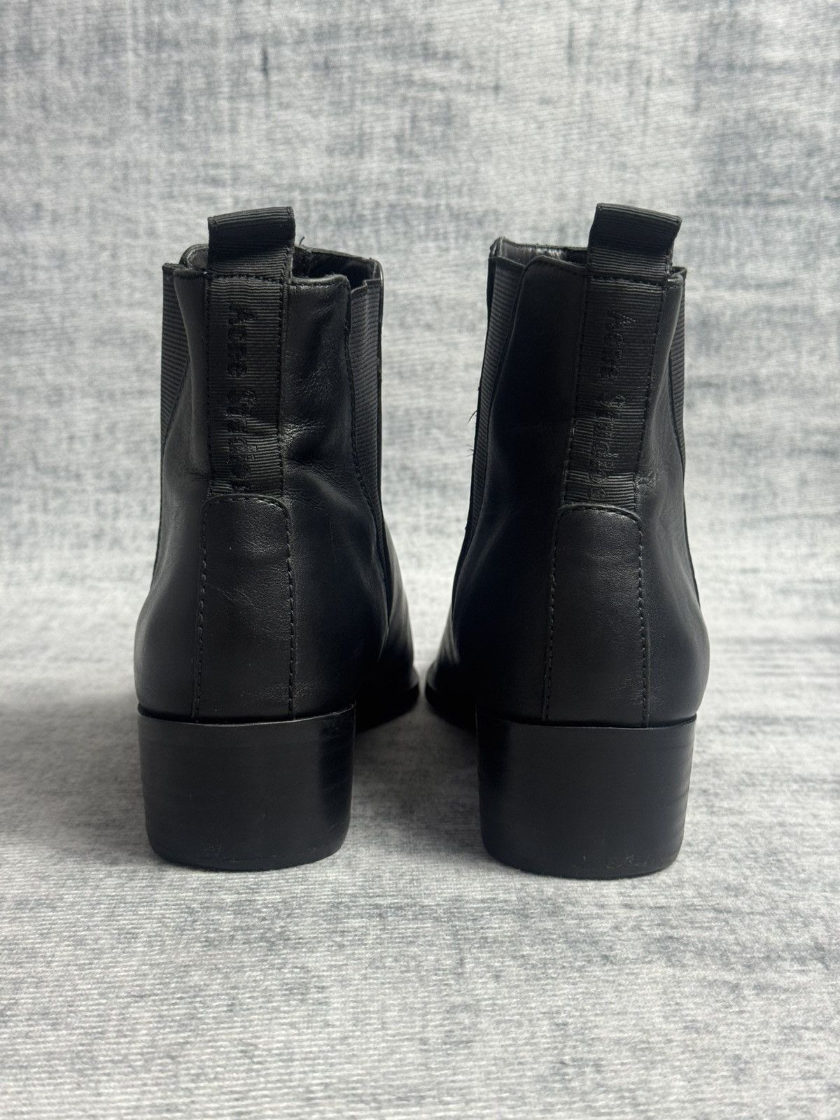 Acne Studios Acne Studios - Jensen Black Leather - Chelsea Ankle Boots Size US 6 / IT 36 - 5 Thumbnail