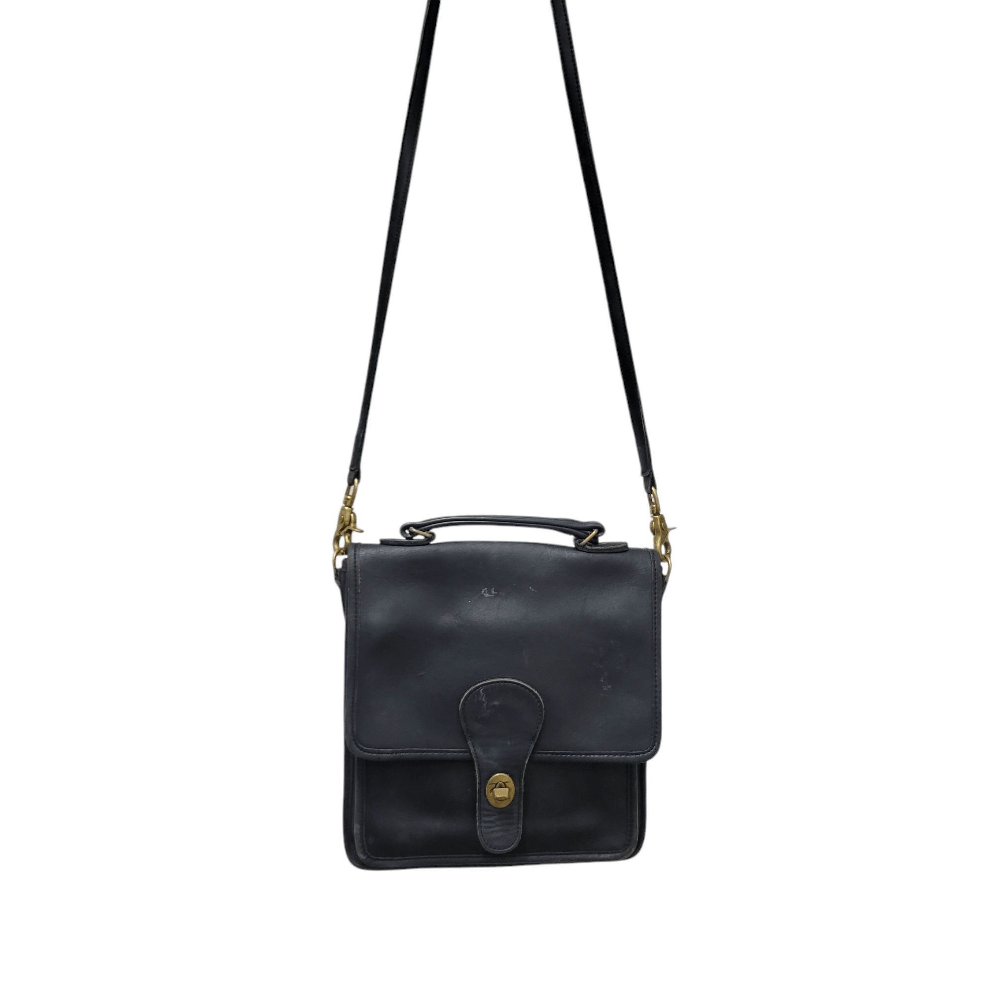 Coach Coach Vintage 0812-225 Leather Crossbody Turnlock Closure Size ONE SIZE - 4 Thumbnail