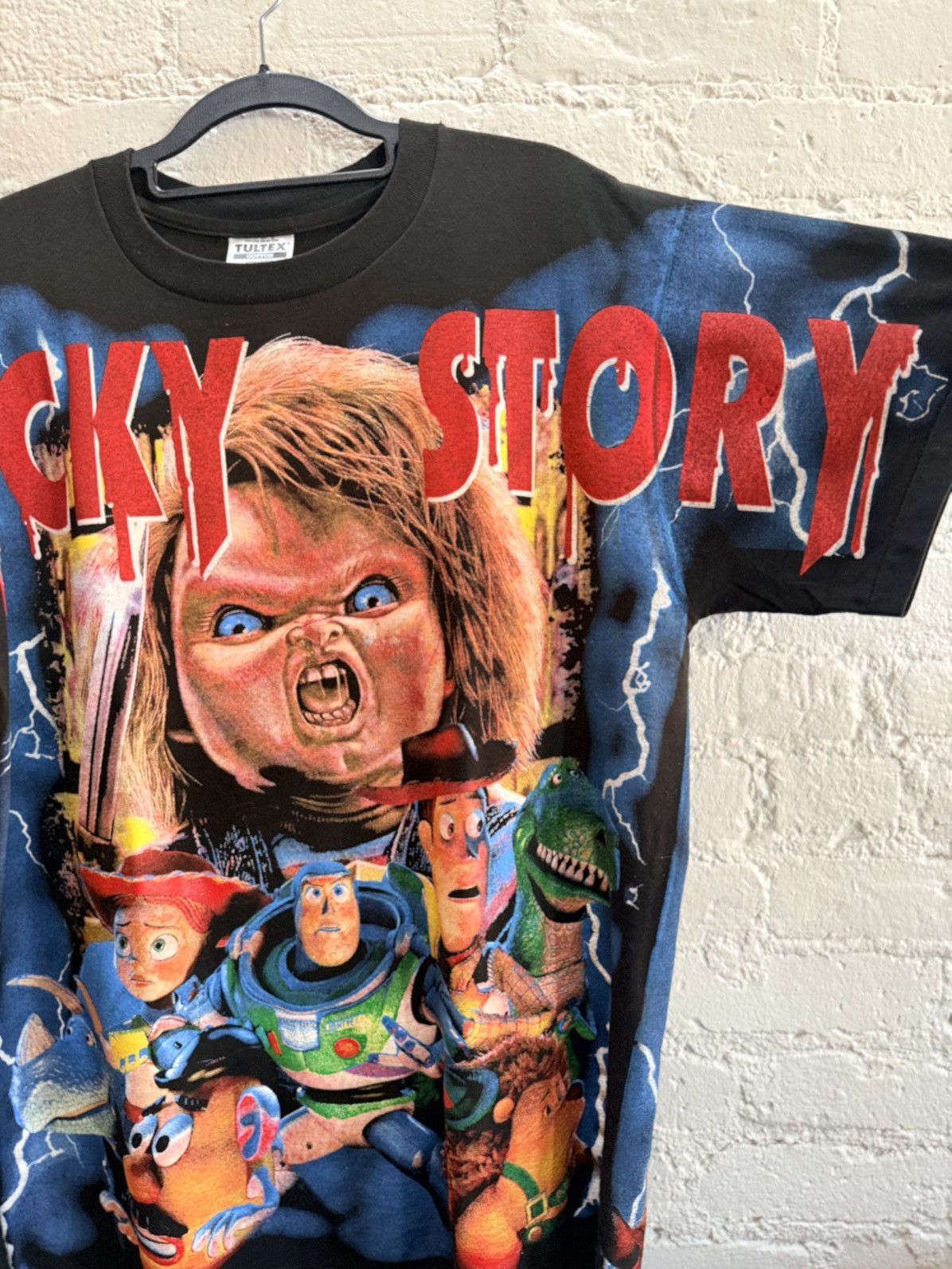 Vintage Bootleg Chucky Story Tee Size US L / EU 52-54 / 3 - 3 Thumbnail