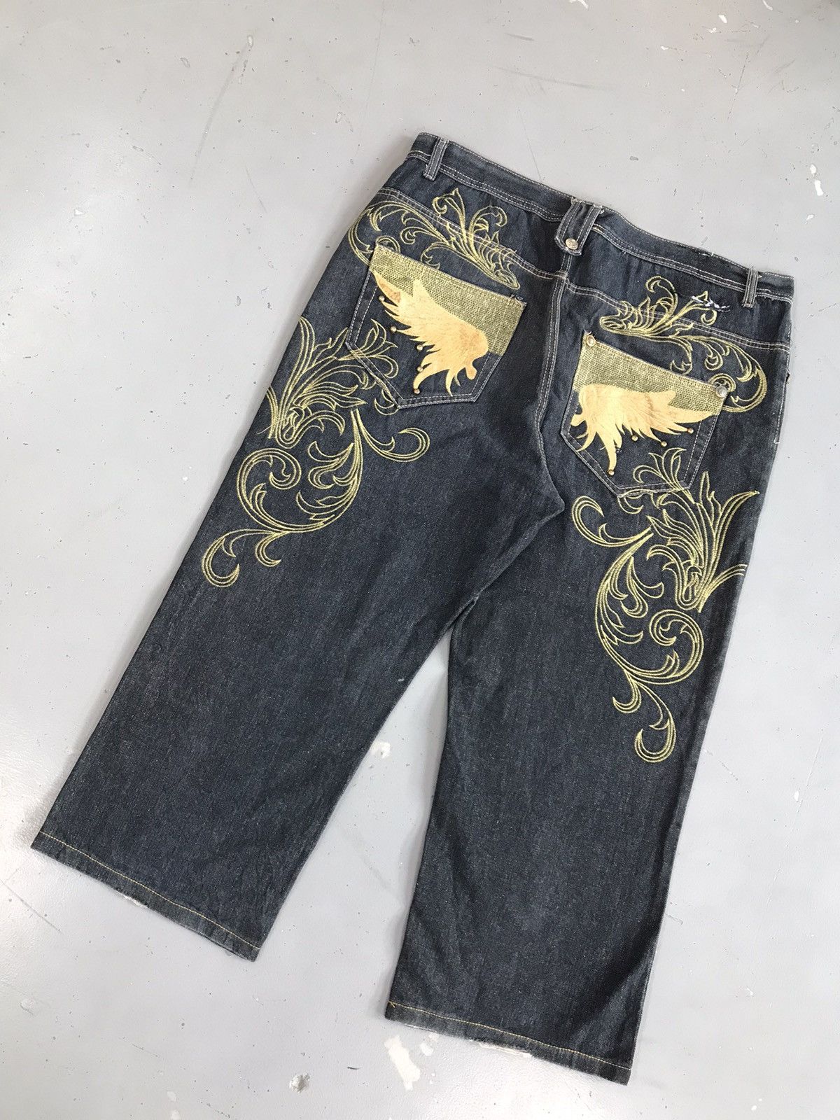 Vintage Vintage victorious wings embroidered denim Size US 40 / EU 56 - 11 Thumbnail