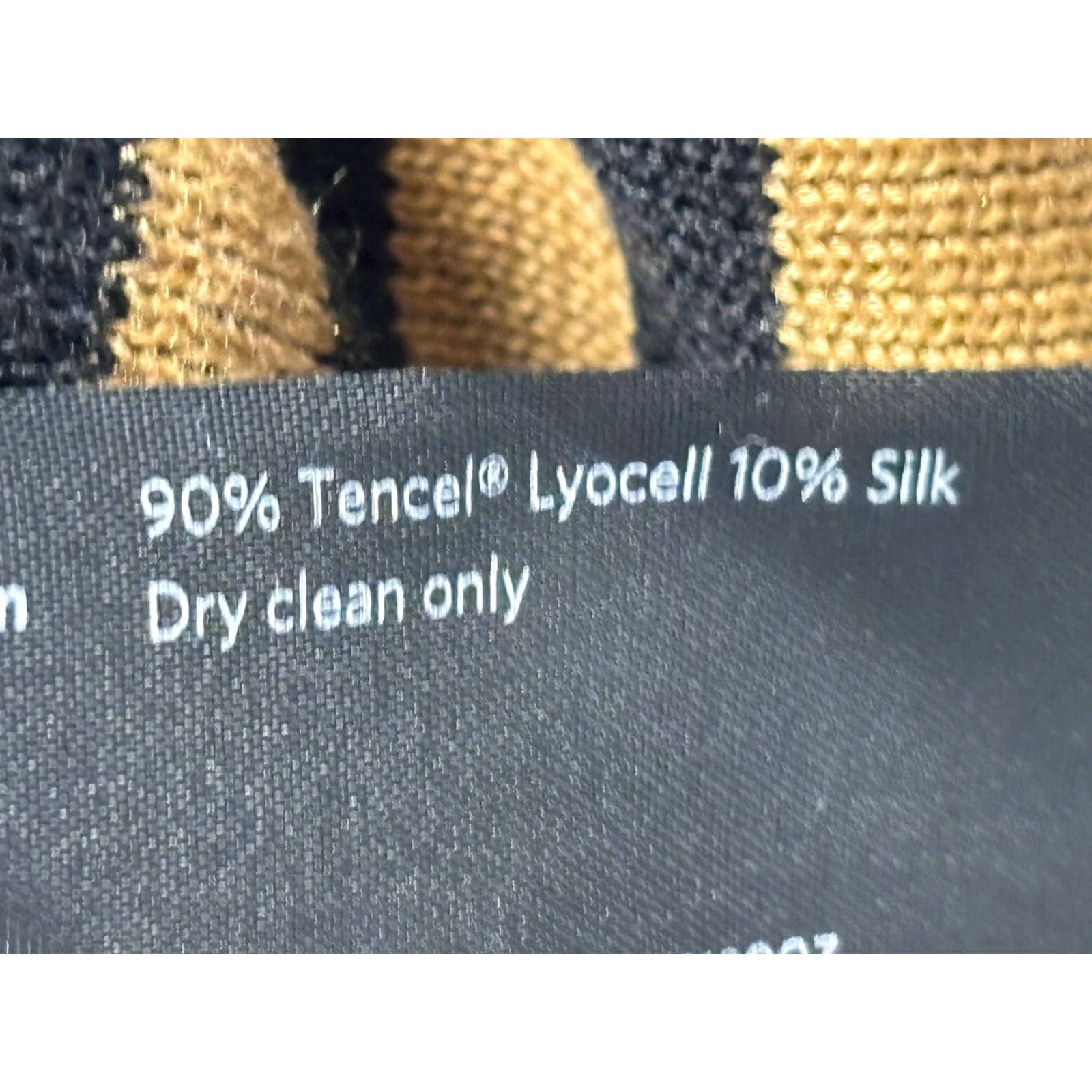 Eileen Fisher VINTAGE Eileen Fisher Knit Sweater Shirt Women’s Large Striped Silk Blend Black Brown Classic Lagenlook Size L / US 10 / IT 46 - 7 Thumbnail